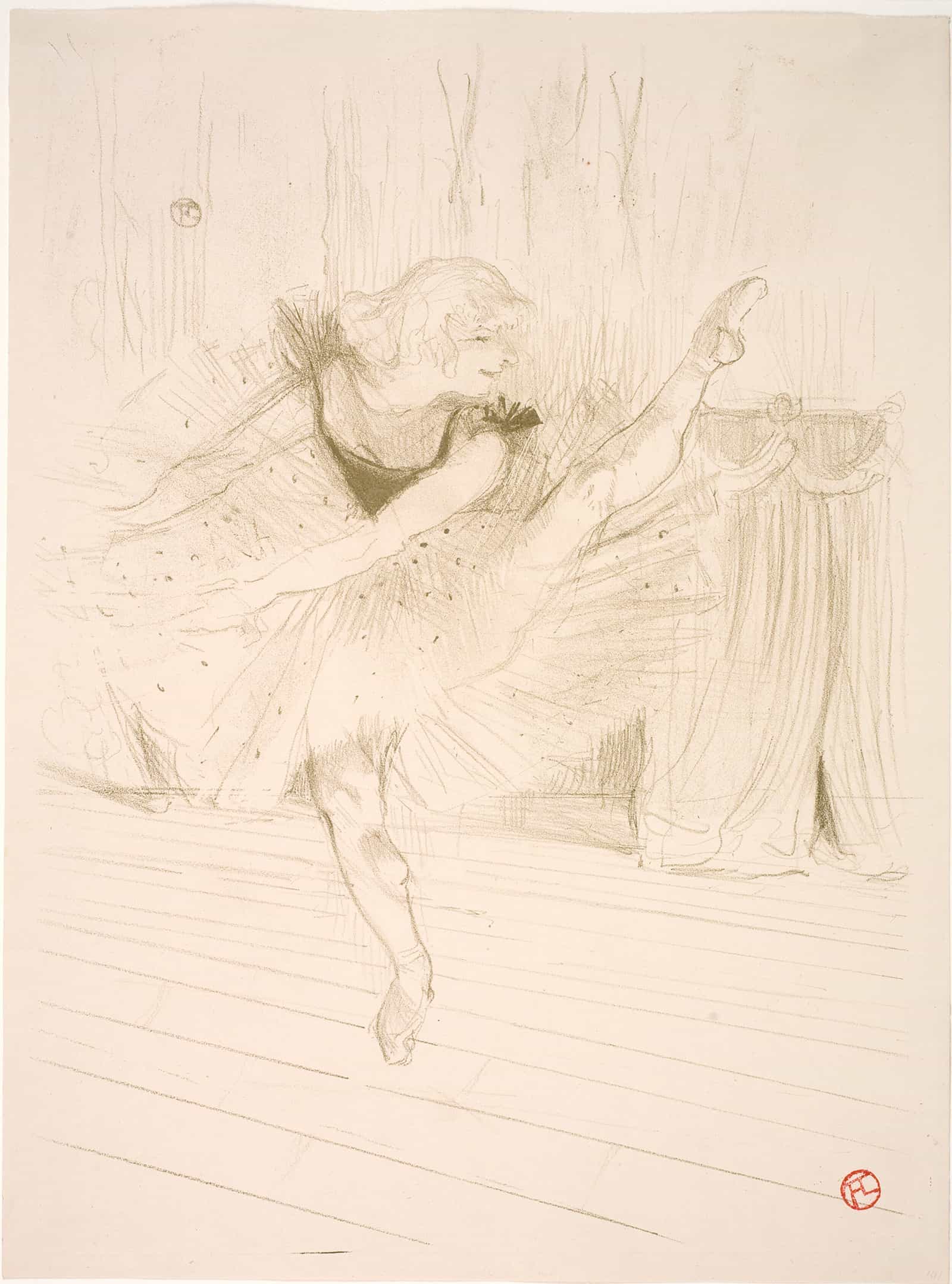 Miss Ida Heath Danseuse Anglaise by Henri De Toulouse Lautrec