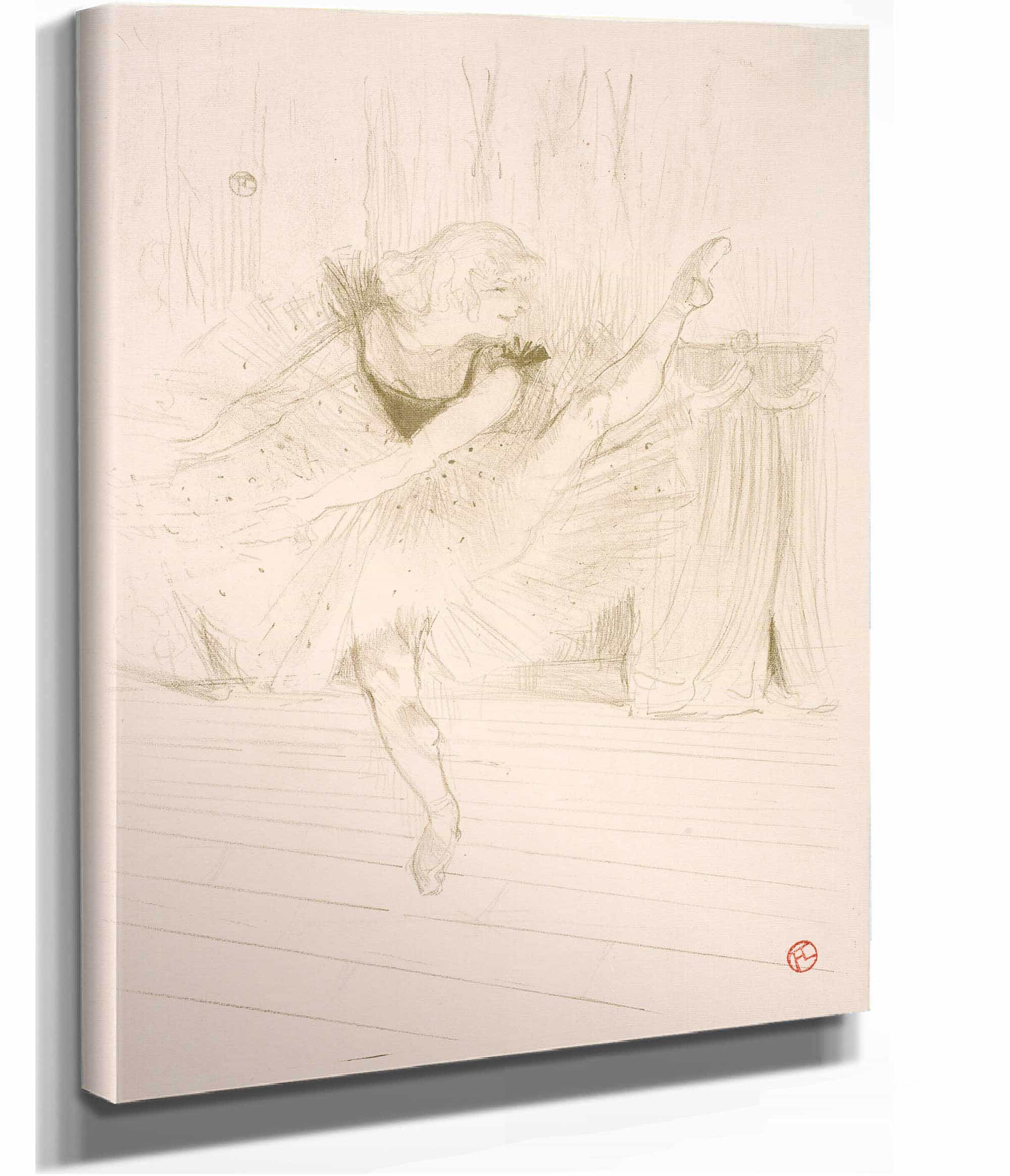 Miss Ida Heath Danseuse Anglaise by Henri De Toulouse Lautrec - Image 2