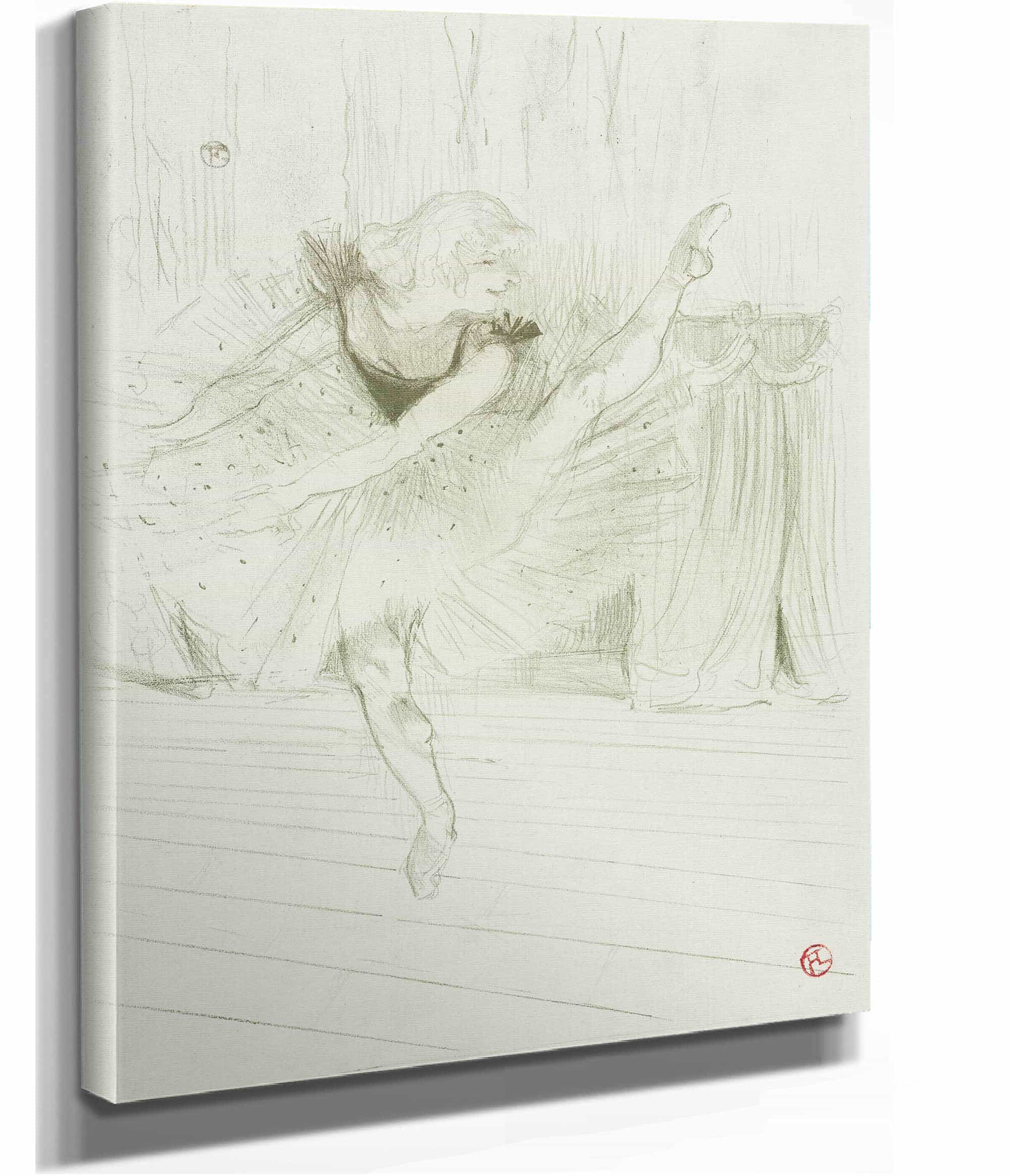 Miss Ida Heath English Dancer by Henri De Toulouse Lautrec - Image 2