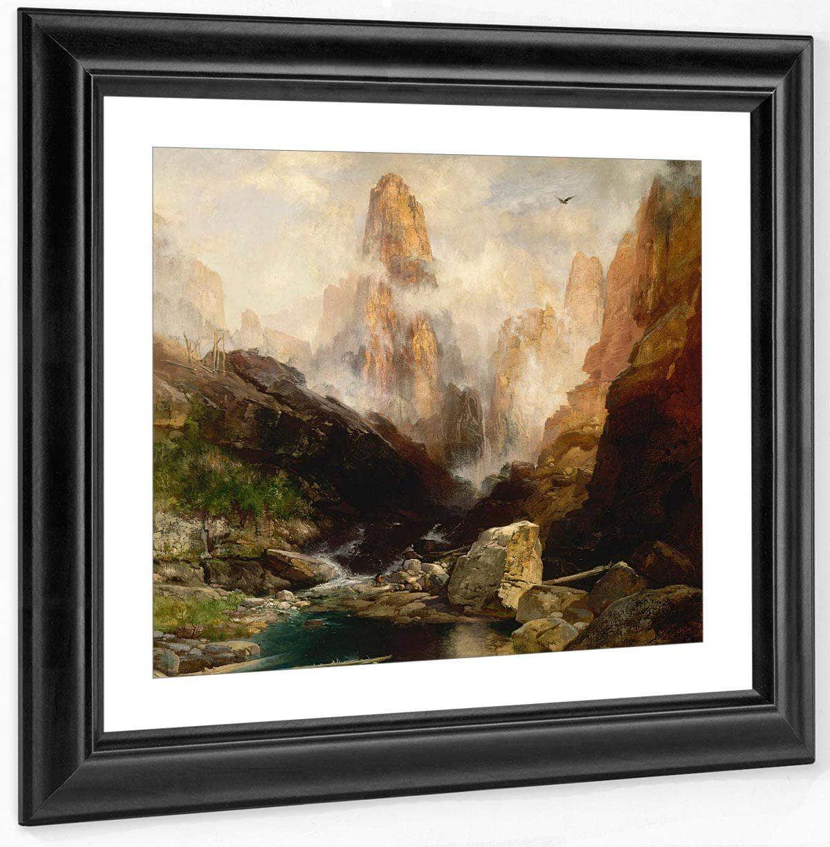 Mist In Kanab Canyon, Utah By Thomas Moran - Image 2
