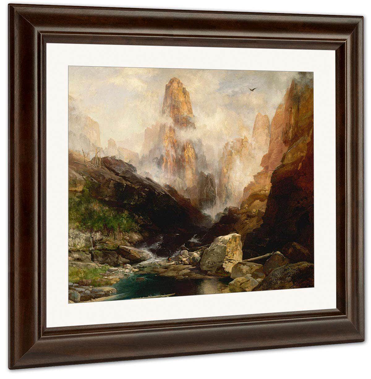 Mist In Kanab Canyon, Utah By Thomas Moran - Image 3