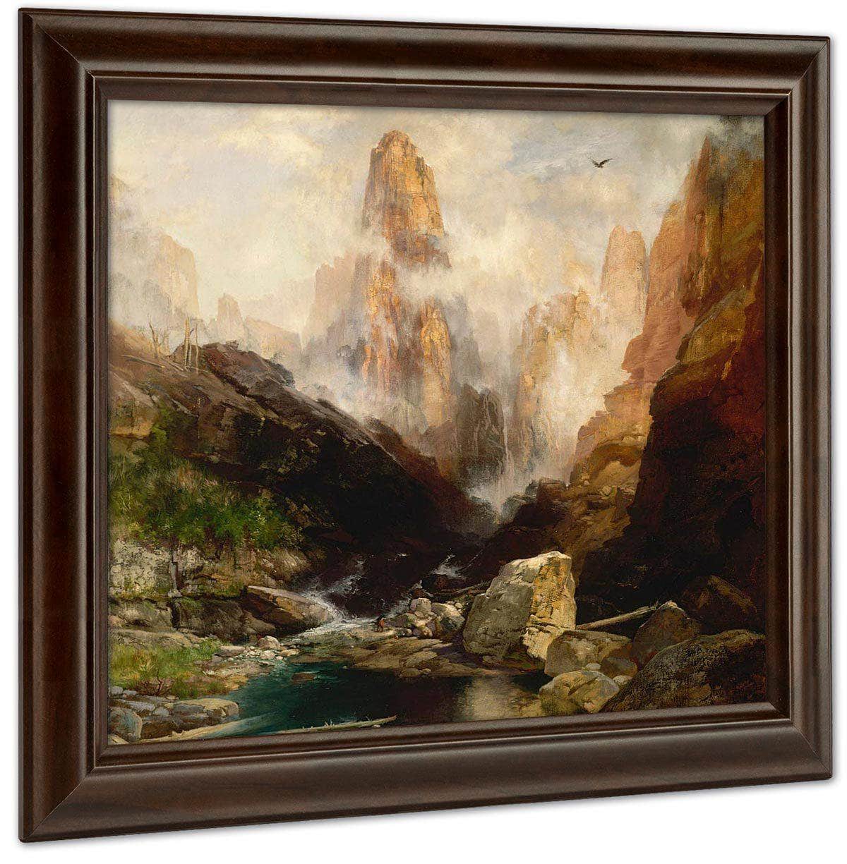 Mist In Kanab Canyon, Utah By Thomas Moran - Image 4