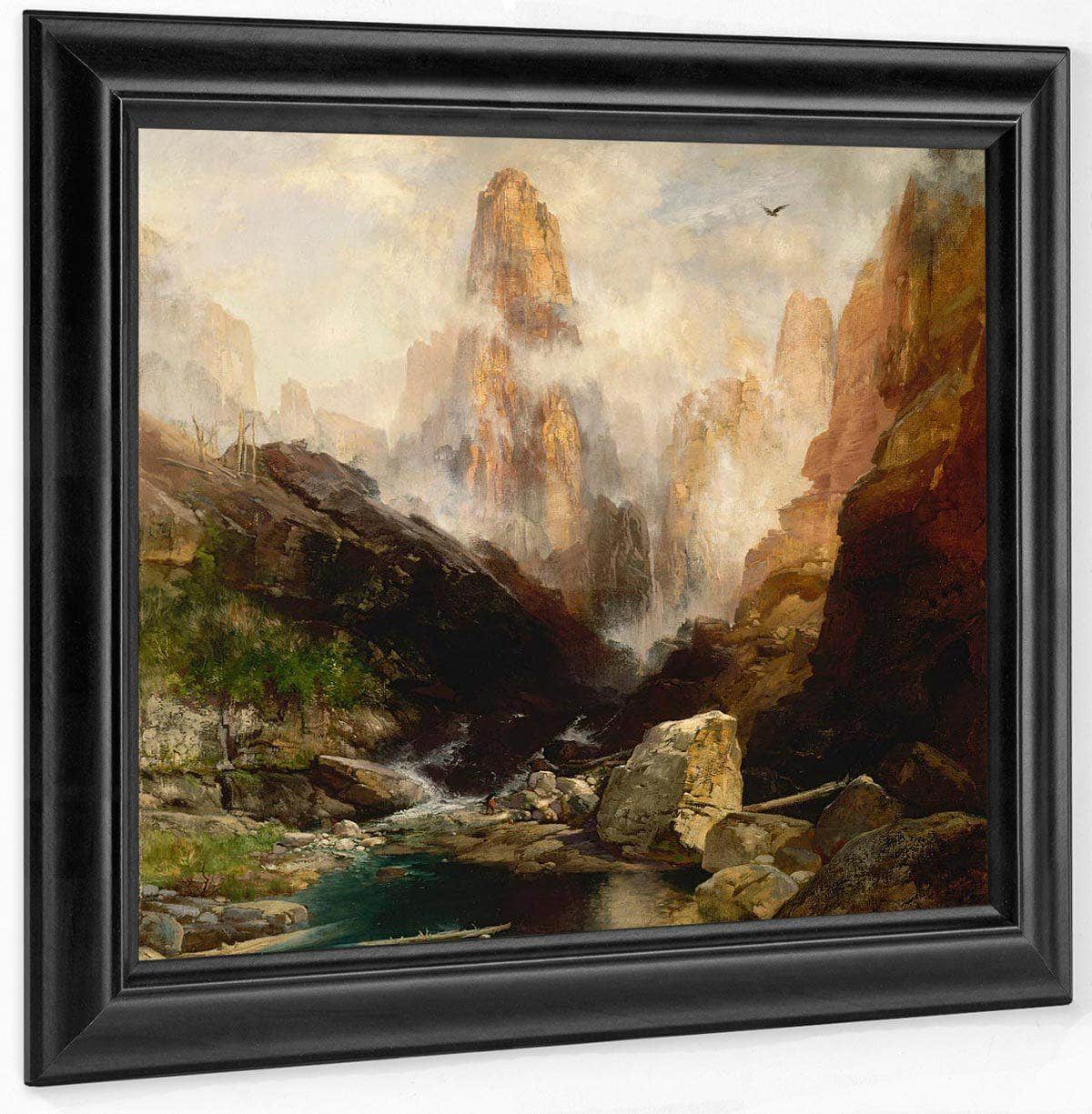 Mist In Kanab Canyon, Utah By Thomas Moran - Image 6