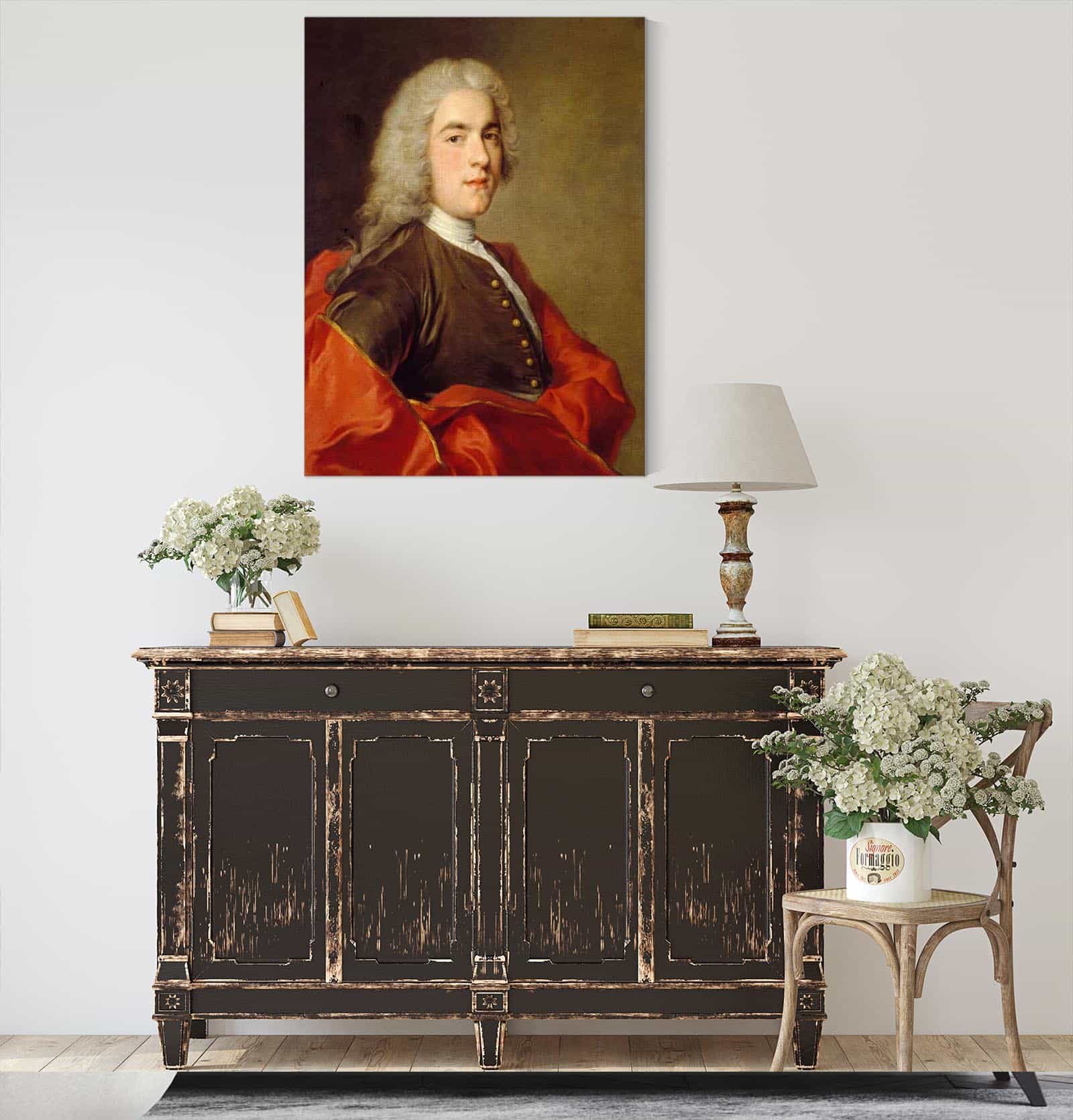 Mister Sarasin by Jean Marc Nattier - Image 4