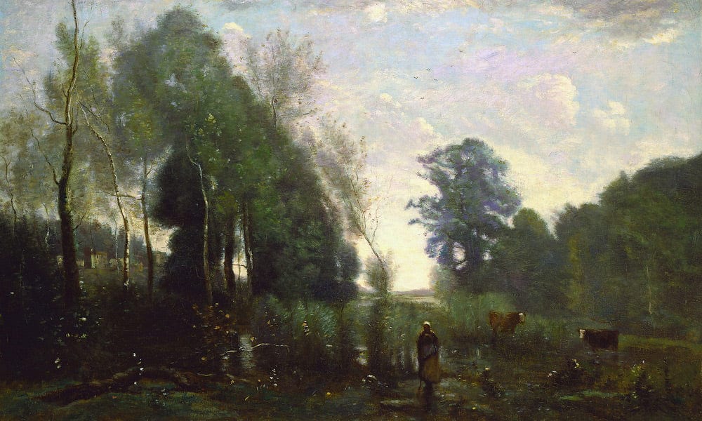 Misty Morning By Jean Baptiste Camille Corot - Image 7