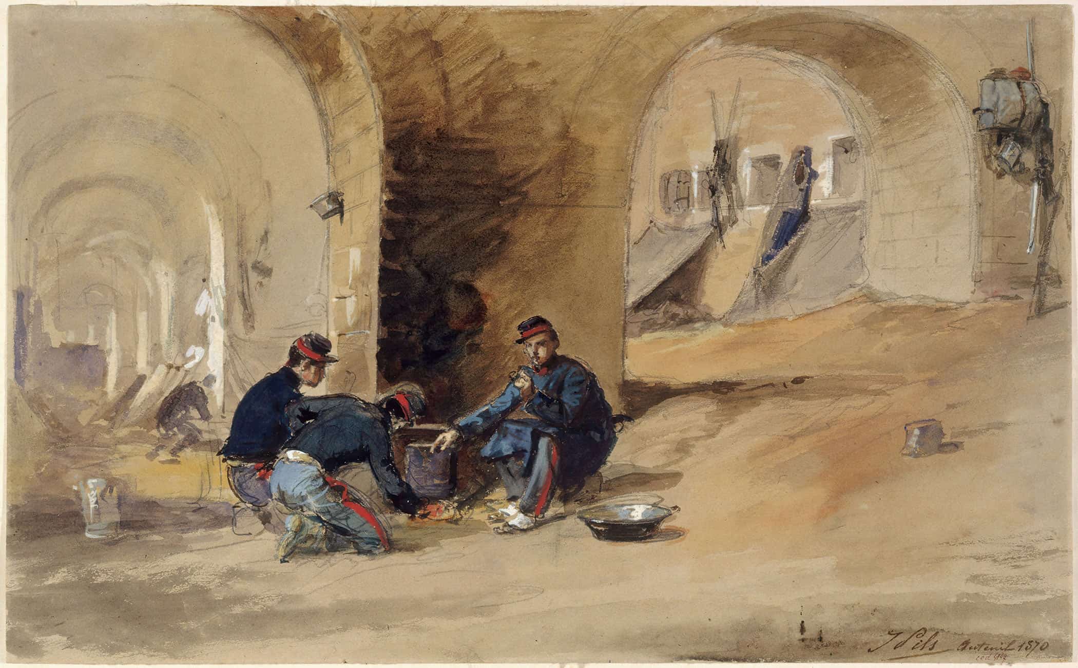 Mobiles Sous Le Viaduc Dauteuil by Isidore Pils - Image 2