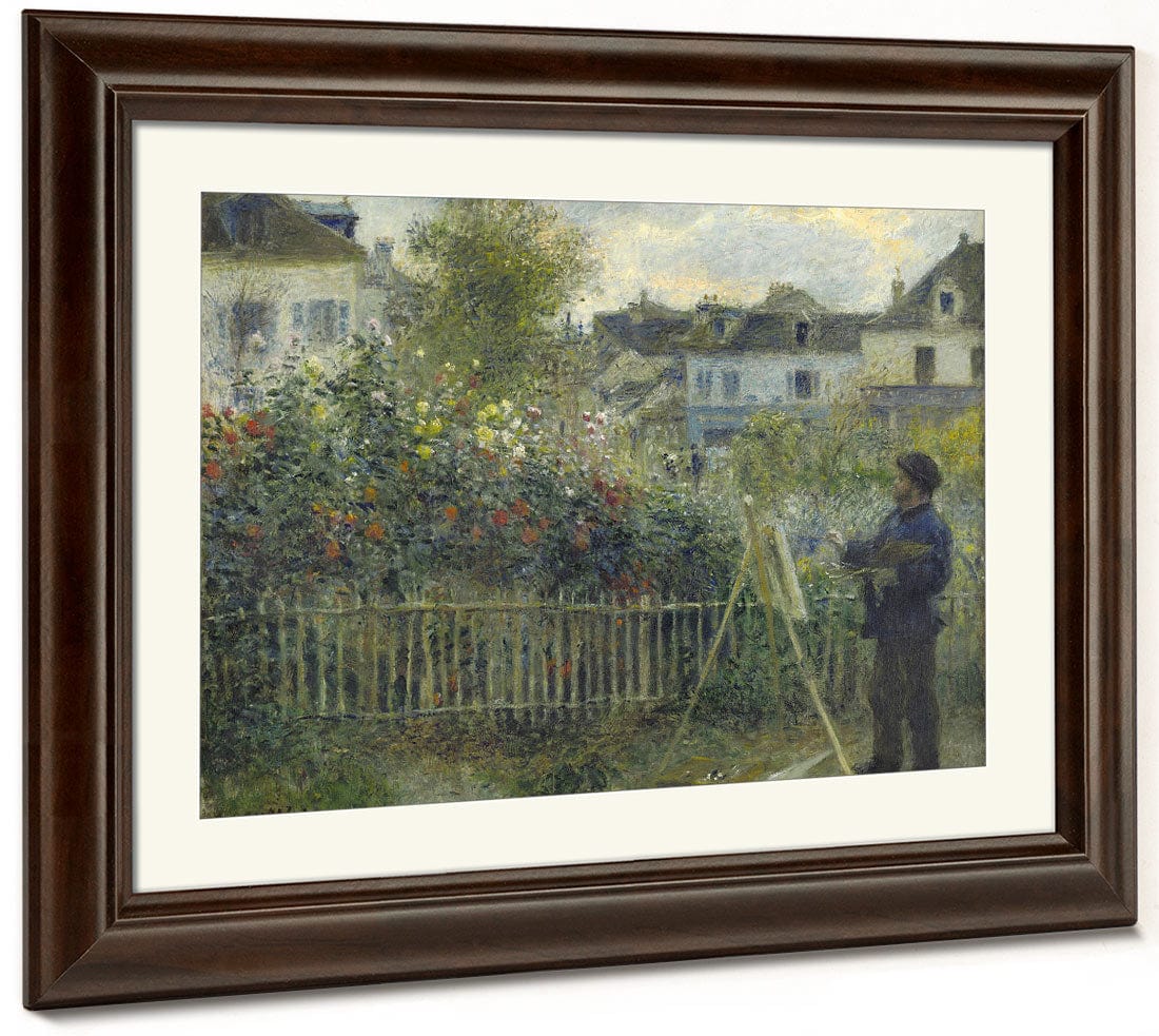 Monet Painting In His Garden At Argenteuil I By Pierre Auguste Renoir - Image 5