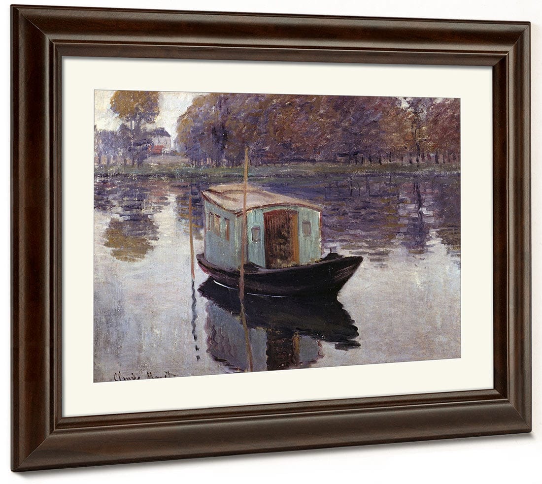 Monet's Studio Boat By Claude Monet - Image 3