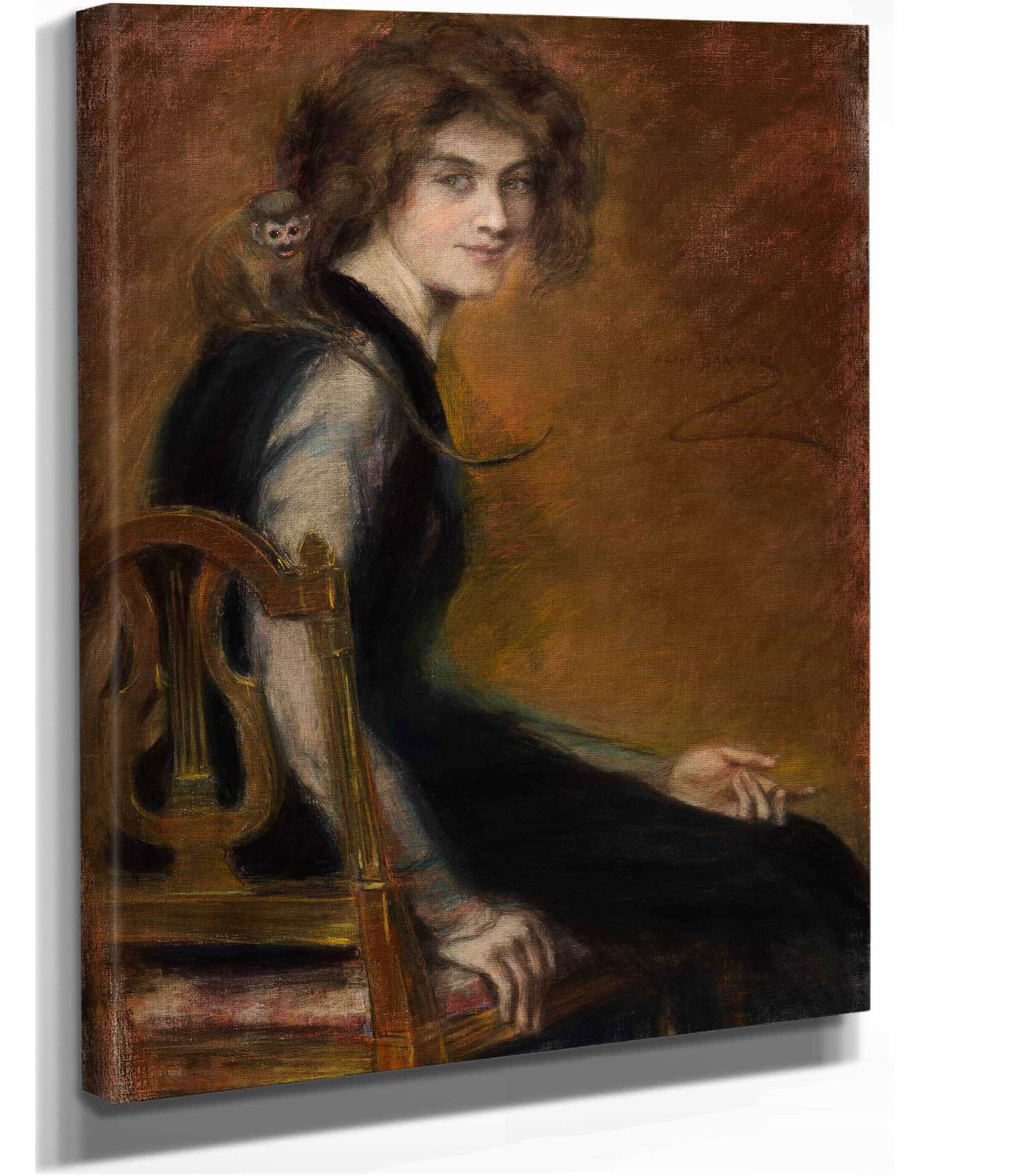 Monkey Pet by Alice Pike Barney - Image 2