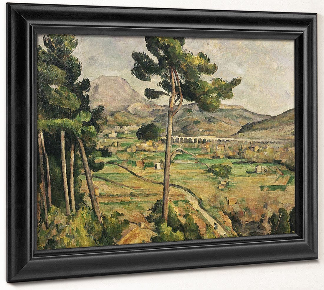 Mont Sainte Victoire And The Viaduct Of The Arc River Valley By Paul Cezanne - Image 8