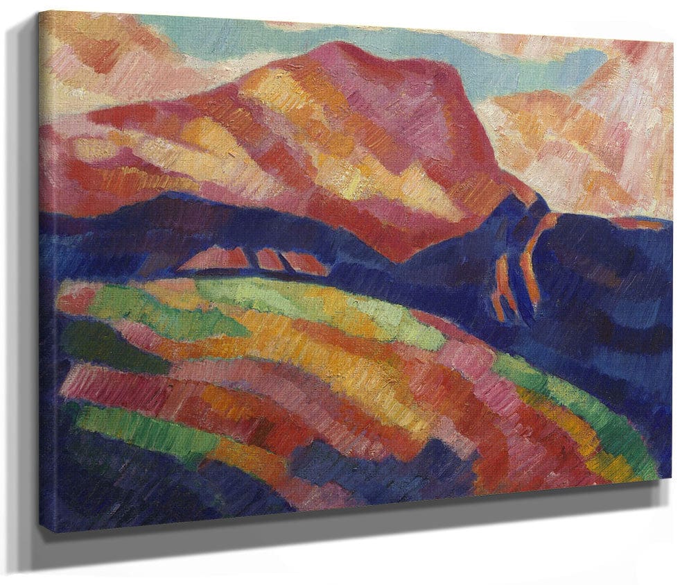 Mont Sainte Victoire By Marsden Hartley