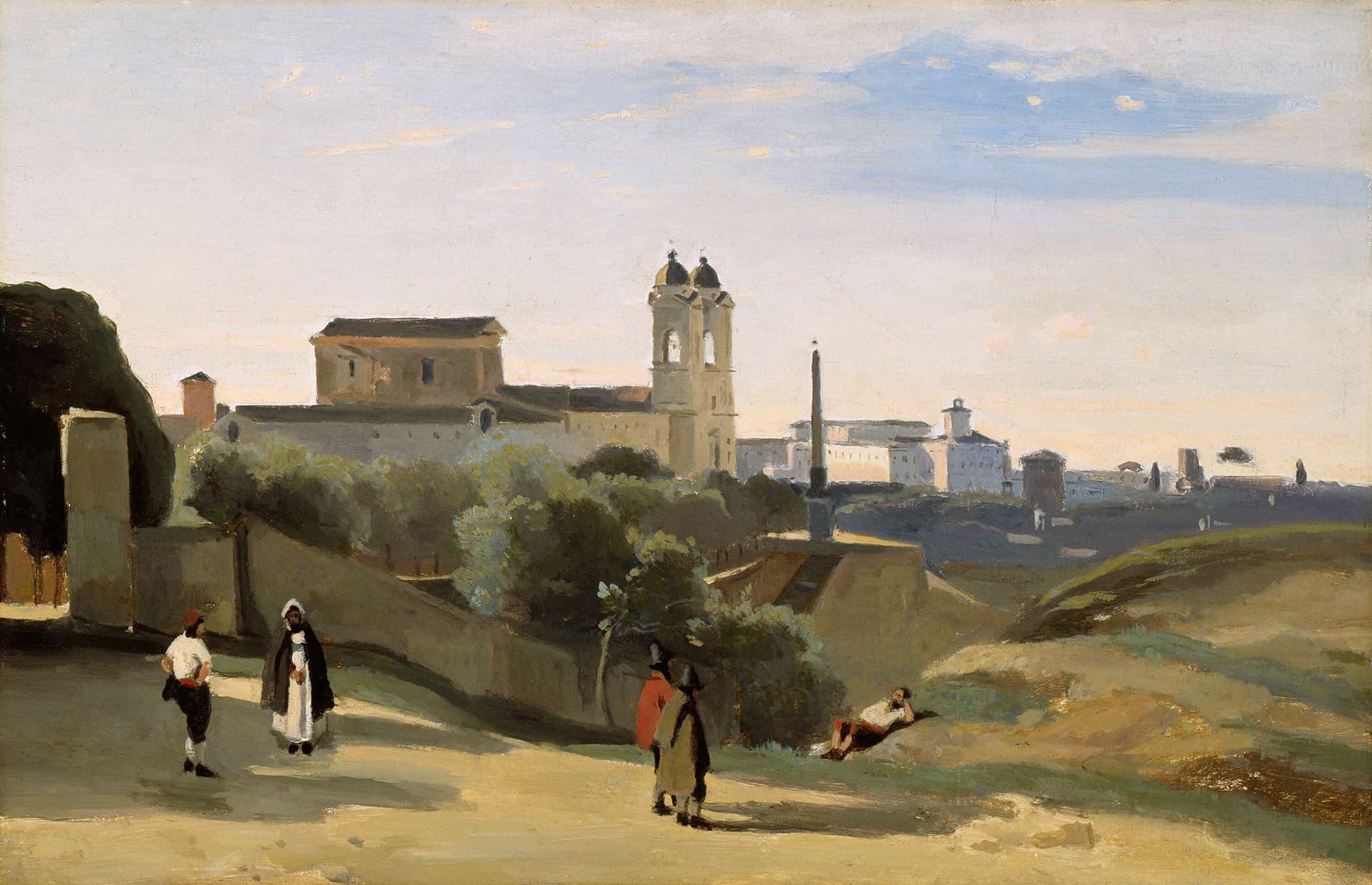 Monte Pincio Rome by Jean Baptiste Camille Corot - Image 2
