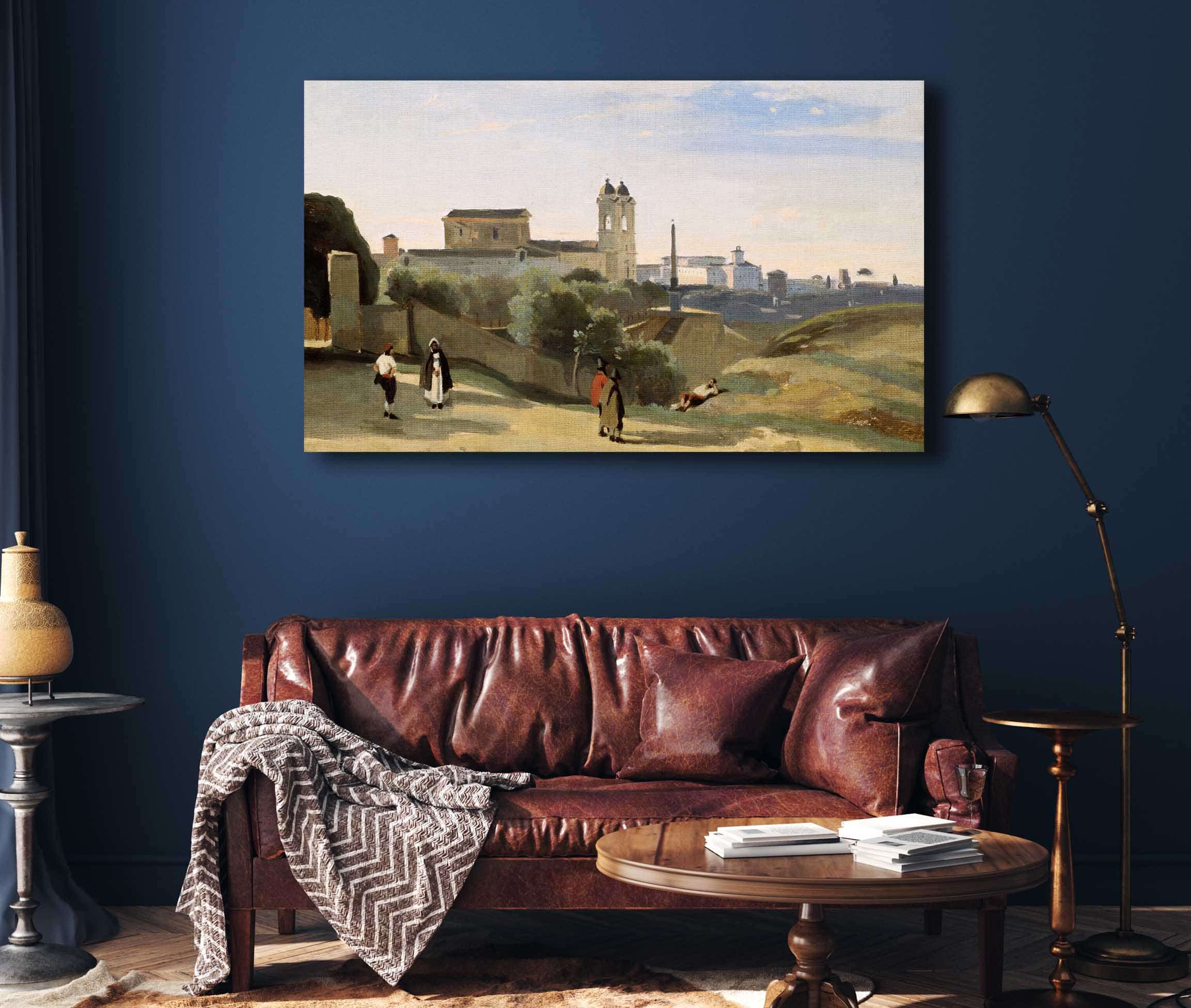 Monte Pincio Rome by Jean Baptiste Camille Corot - Image 4