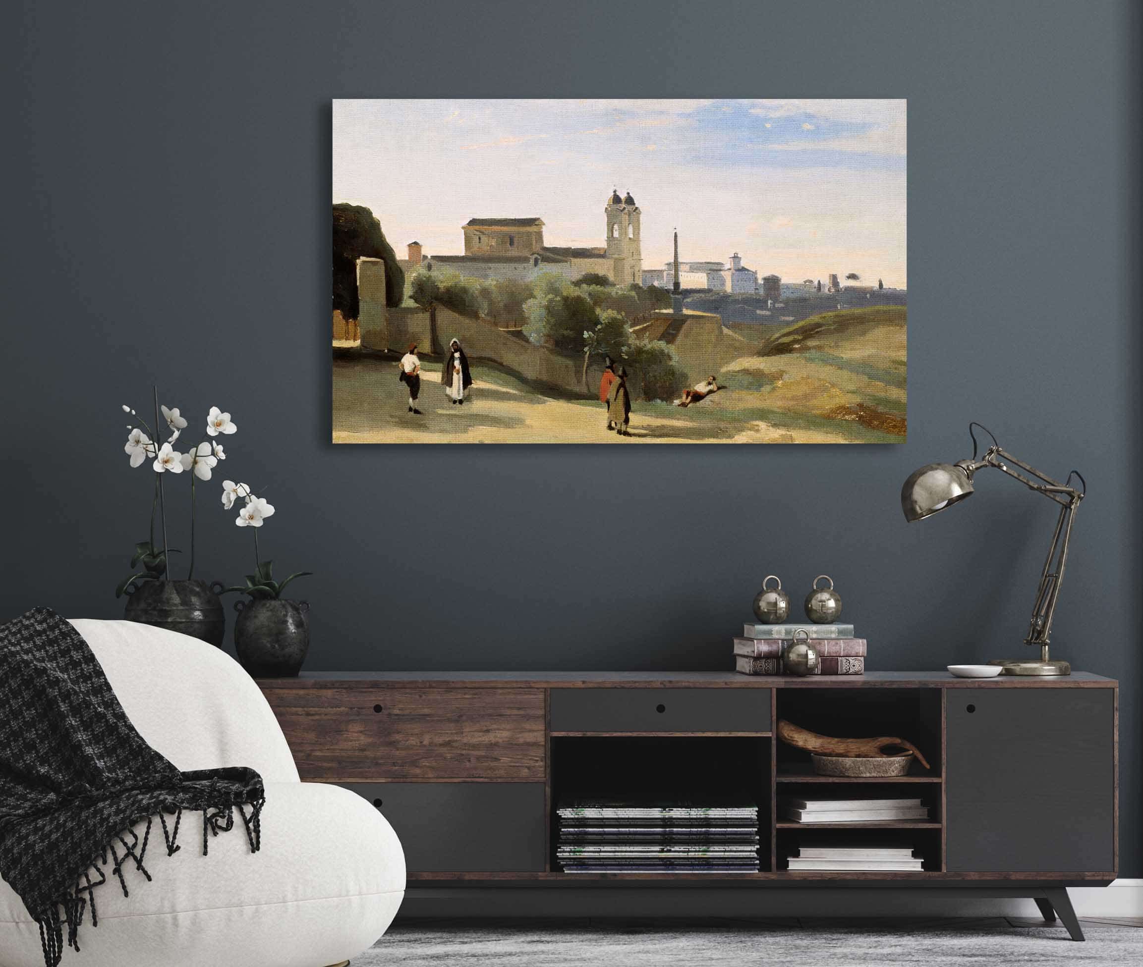 Monte Pincio Rome by Jean Baptiste Camille Corot - Image 5