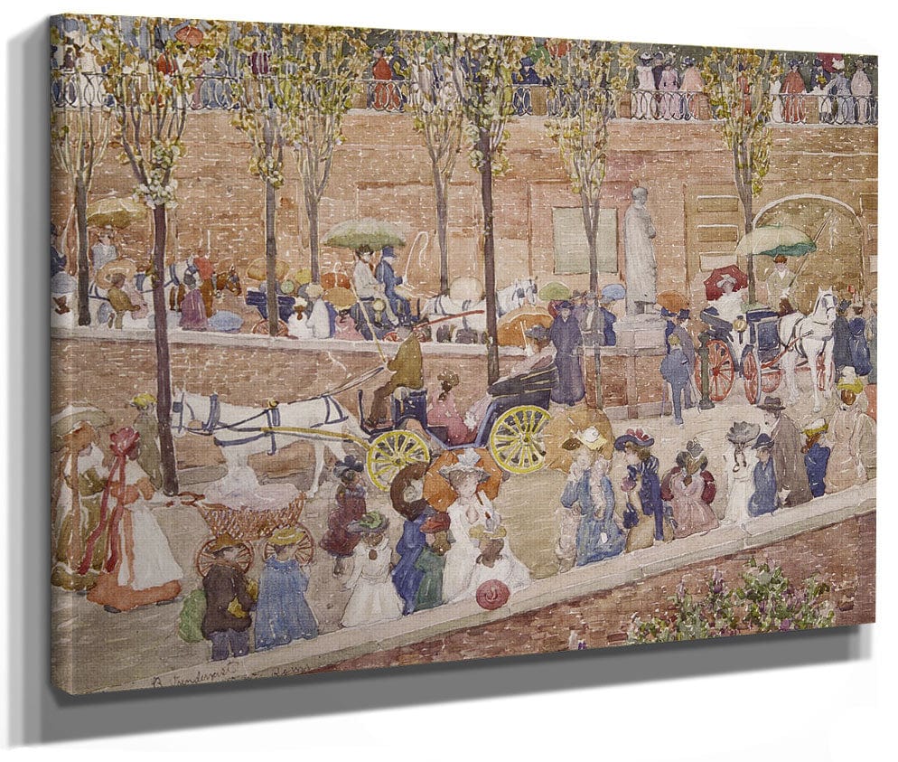 Monte Pincio, Rome By Maurice Brazil Prendergast