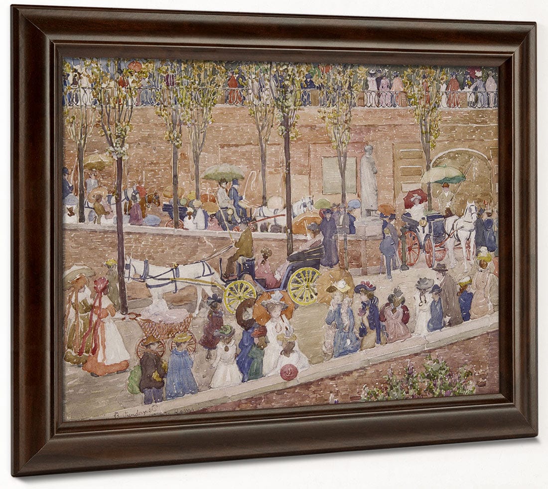 Monte Pincio, Rome By Maurice Brazil Prendergast - Image 4