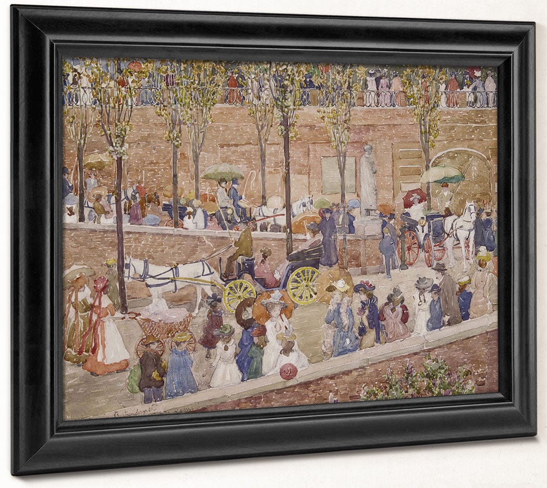 Monte Pincio, Rome By Maurice Brazil Prendergast - Image 6