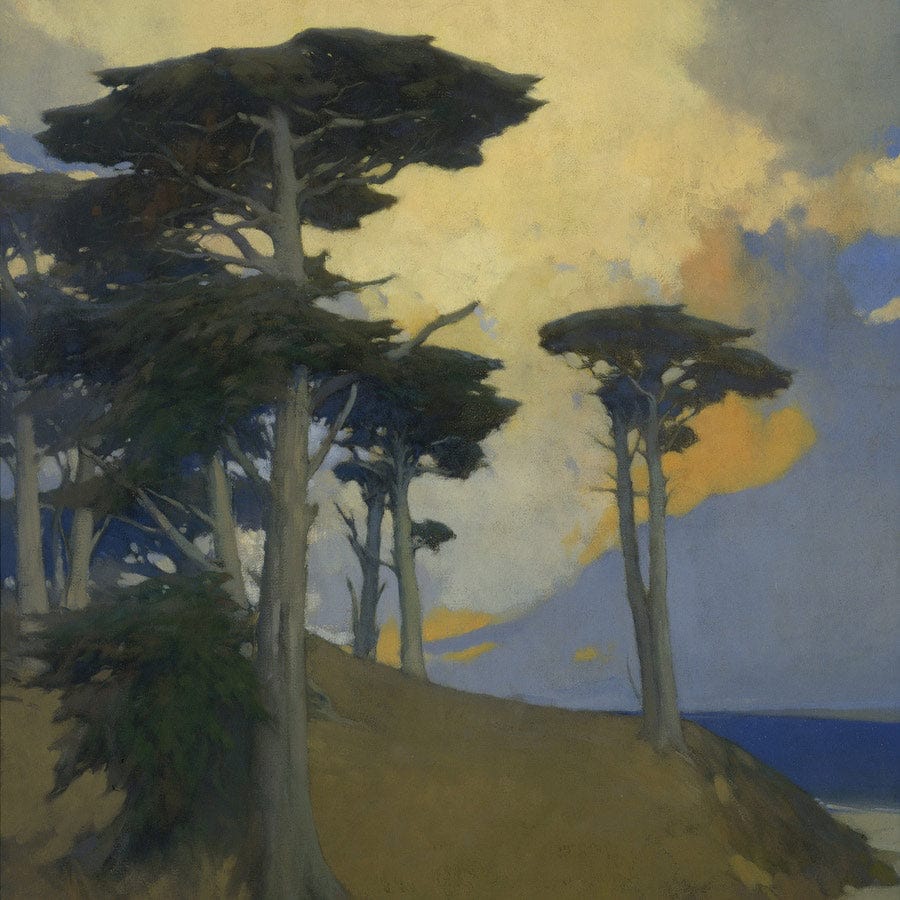 Monterey Cypress By Arthur Frank Mathews - Image 5