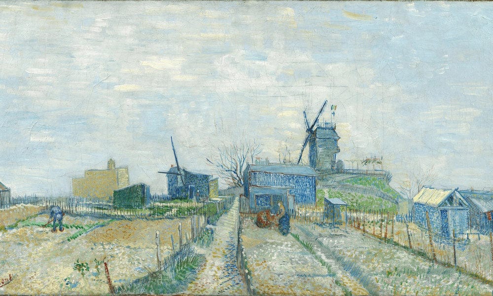 Montmartre Mills And Vegetable Gardens Paris Mar Apr 1887 (Montmarre Molino Y Huertos) By Vincent Van Gogh - Image 5