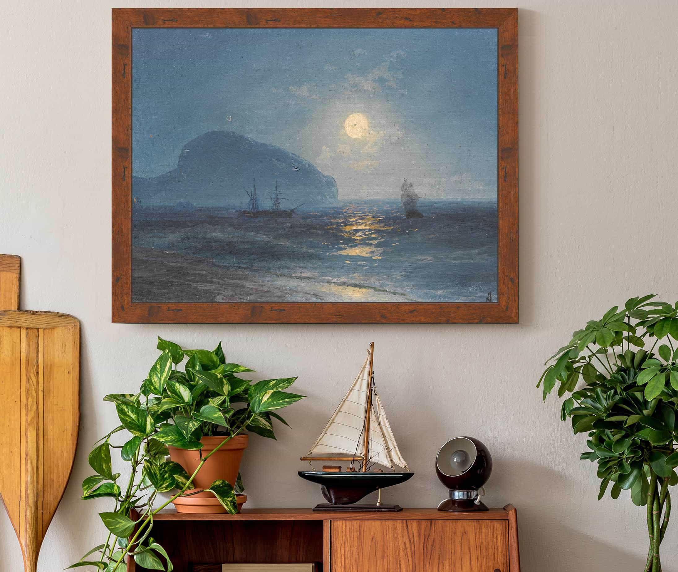 Moonlight by Ivan Konstantinovich Aivazovsky - Image 3