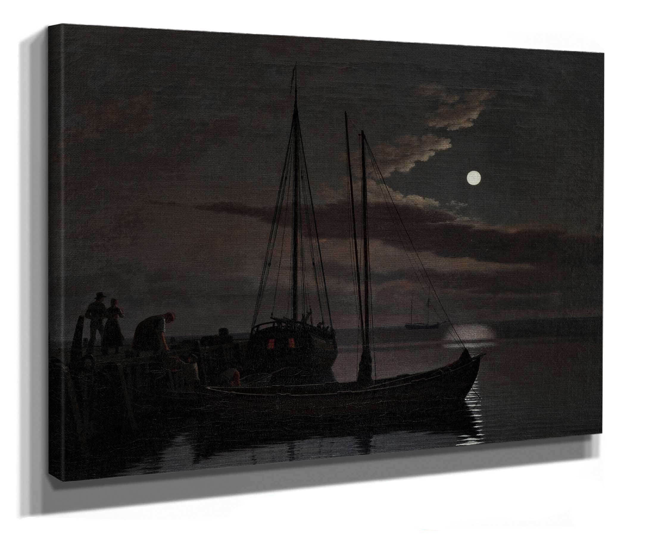 Moonlight Picture by Christoffer Wilhelm Eckersberg - Image 2