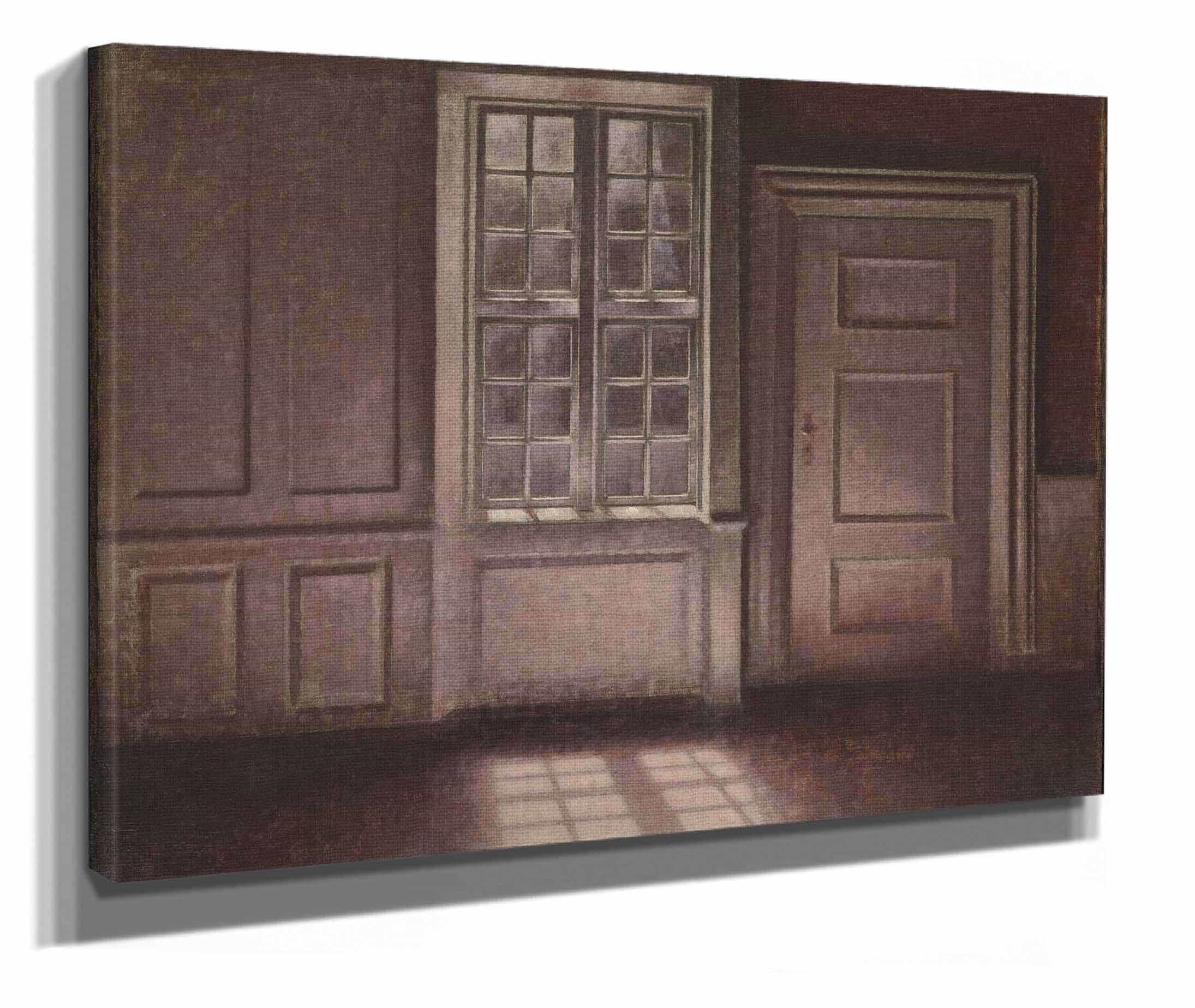 Moonlight Strandgade  by Vilhelm Hammershoi