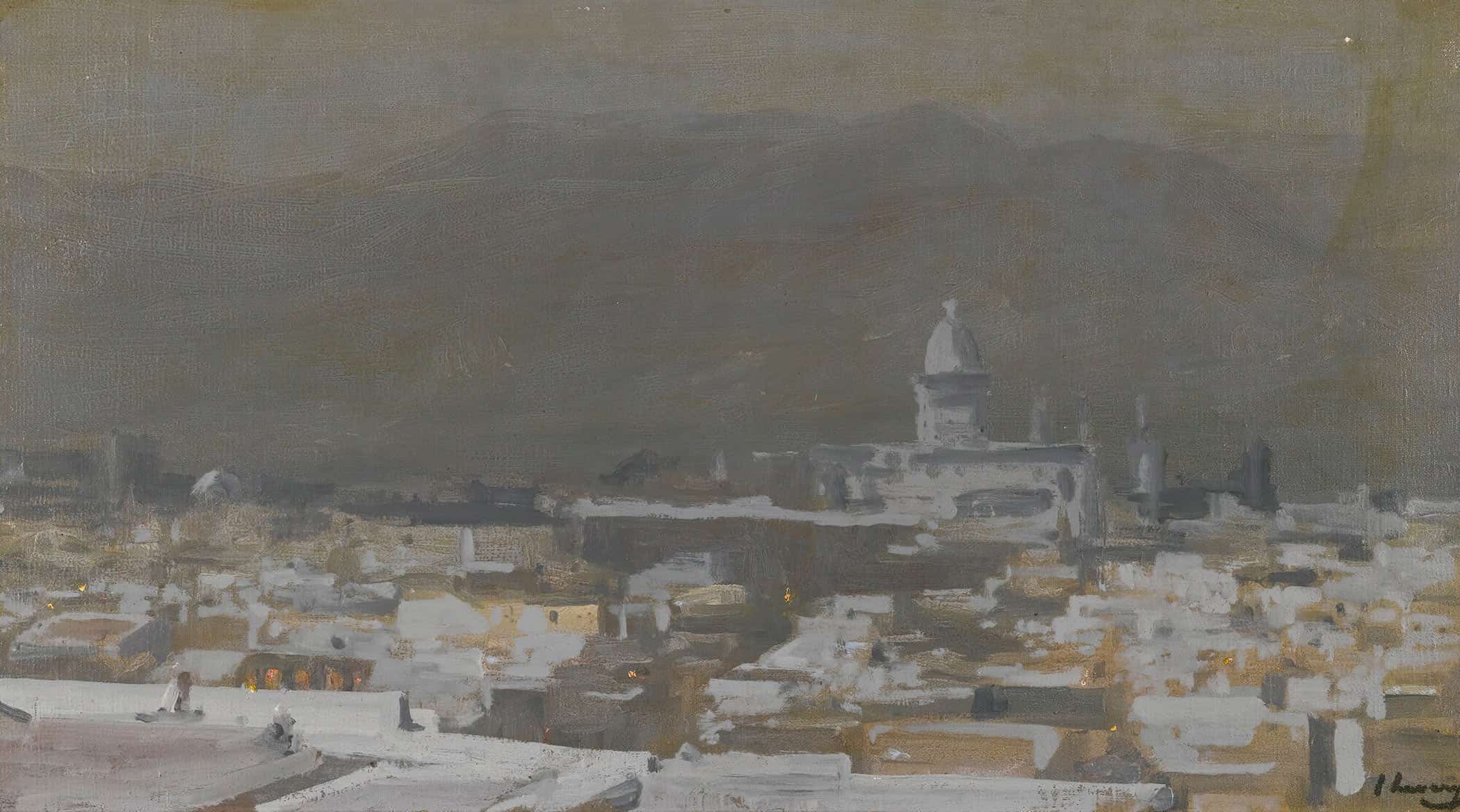 Moonlight Tetuan Morocco by Sir John Lavery - Image 2