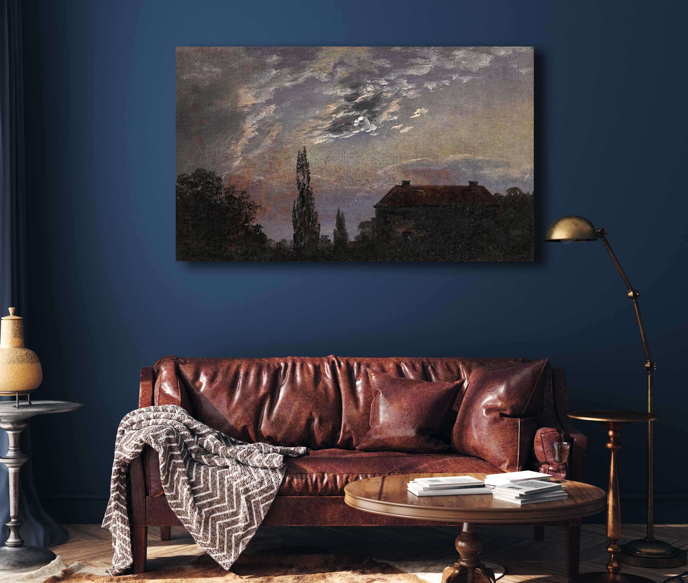 Moonlit Landscape by Johan Christian Dahl - Image 4