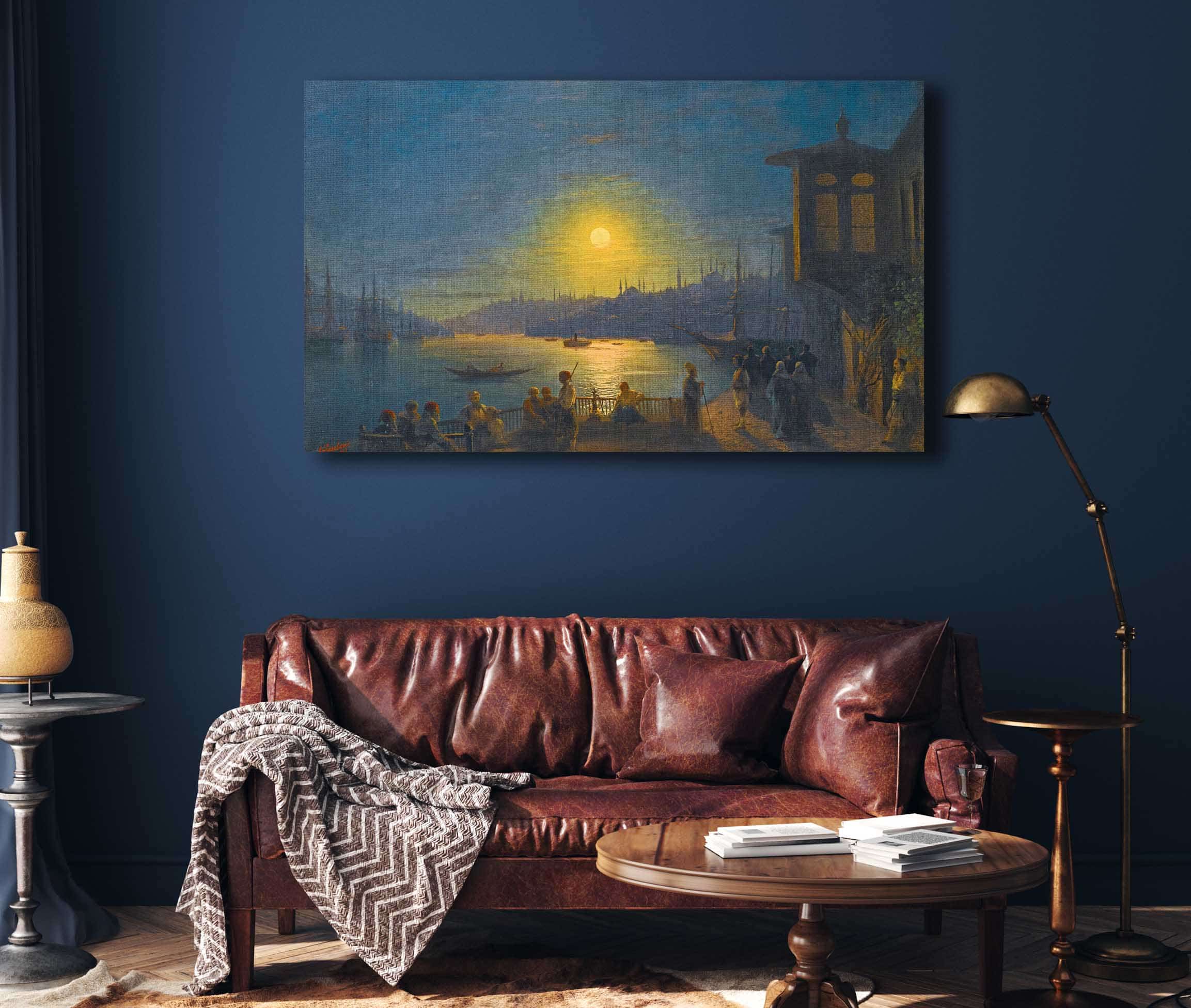 Moonrise Over The Golden Horn by Ivan Konstantinovich Aivazovsky - Image 4