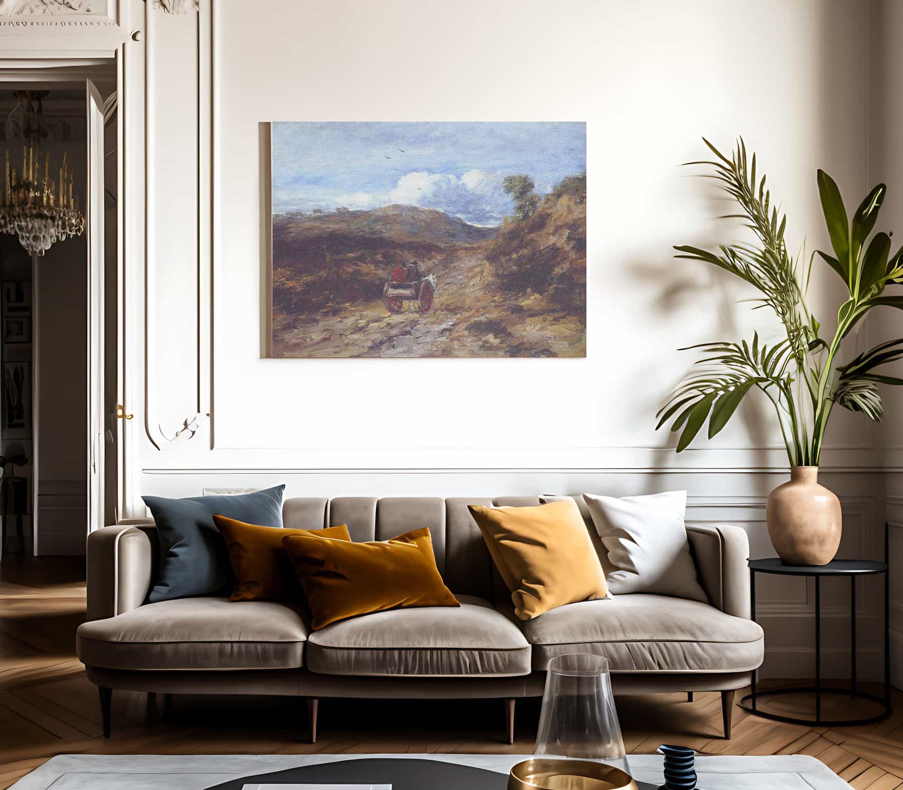 Moorland Road By David Cox - Image 3