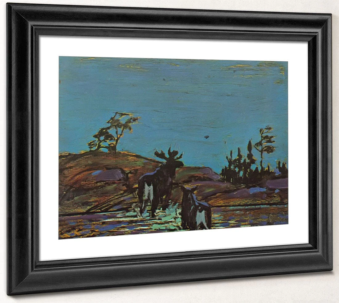 Moose At Night 2 By Tom Thomson - Image 4