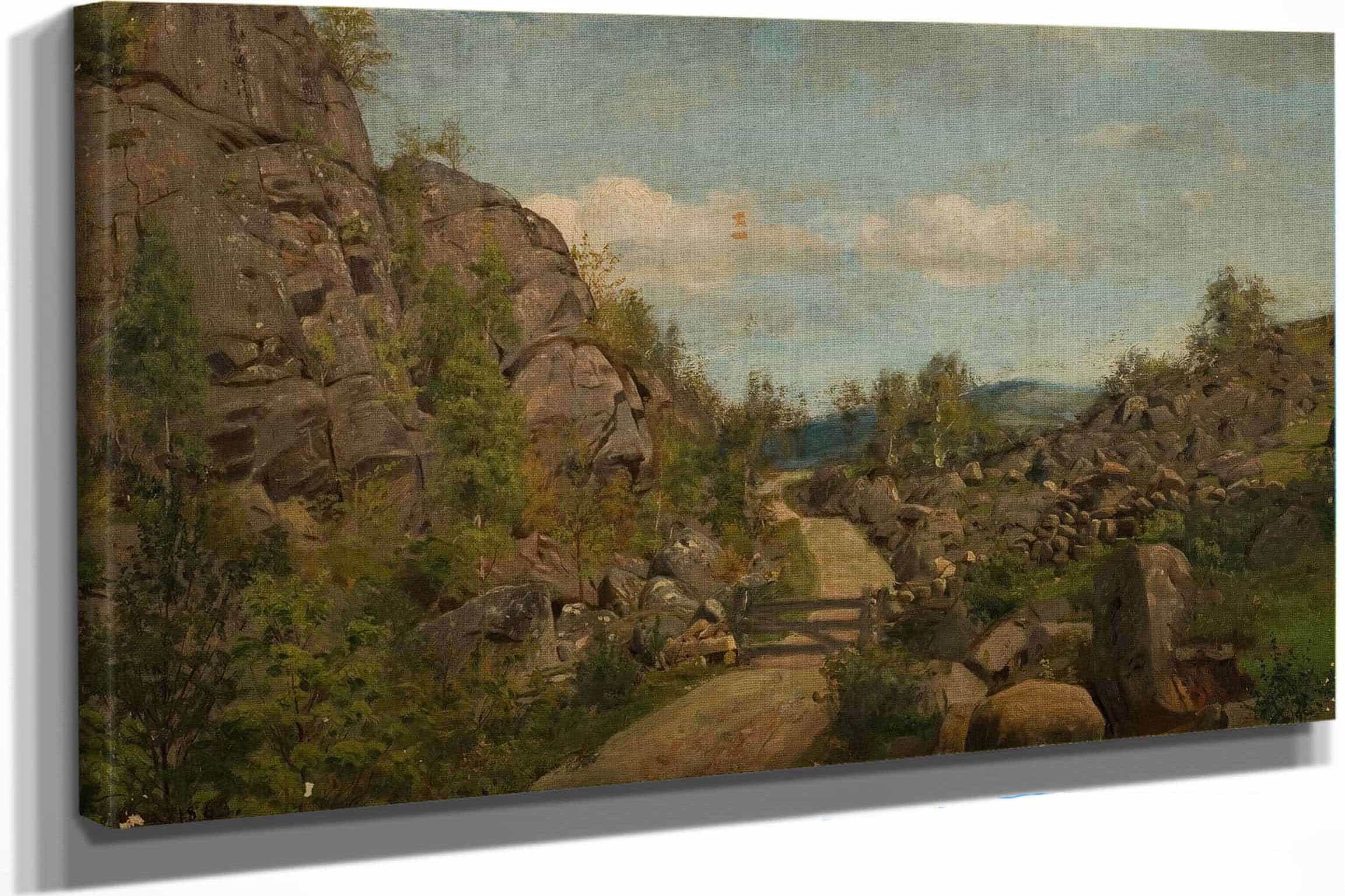 Morgenstemning Ved Froislandsveien Mandal by Amaldus Nielsen