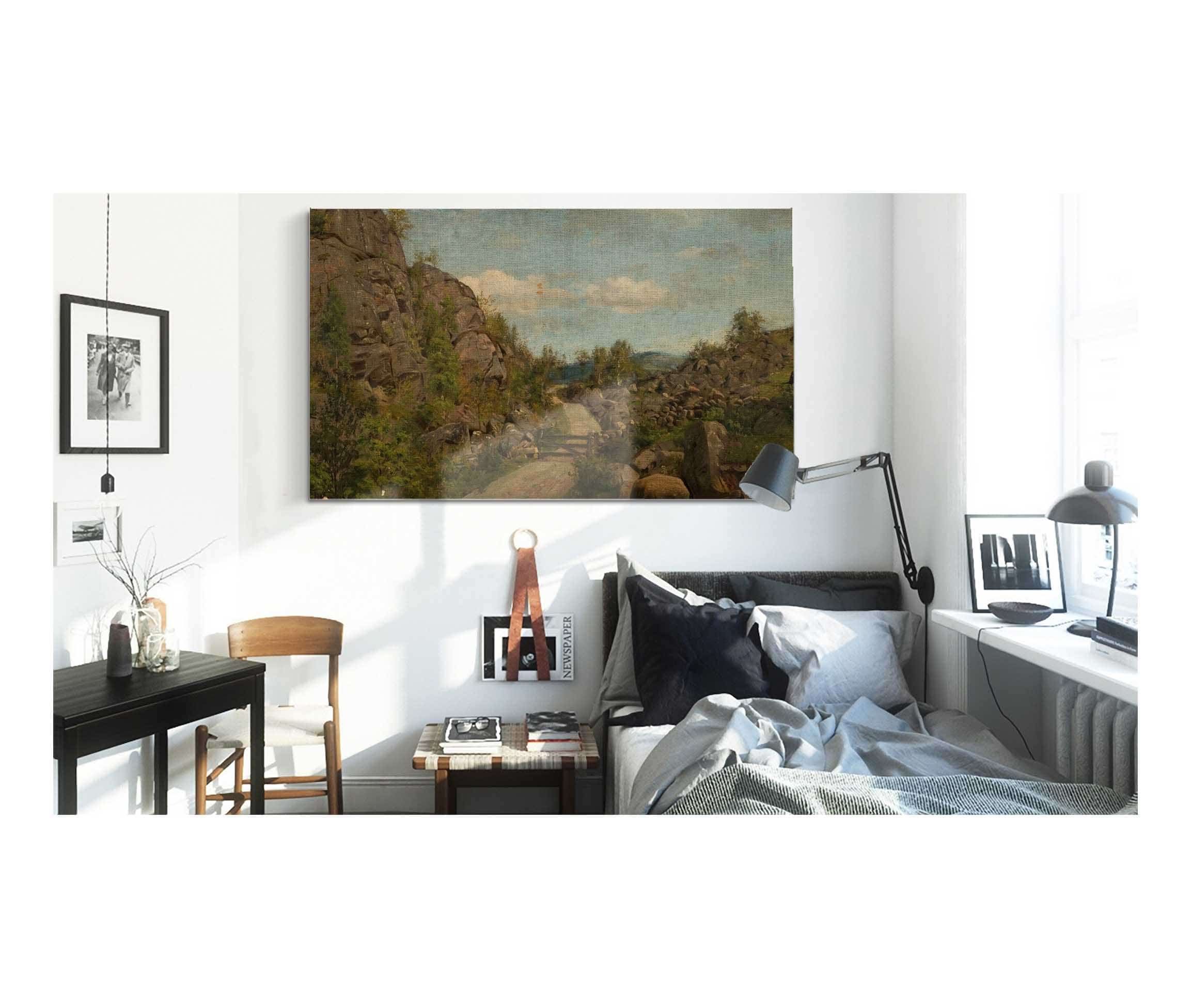 Morgenstemning Ved Froislandsveien Mandal by Amaldus Nielsen - Image 3