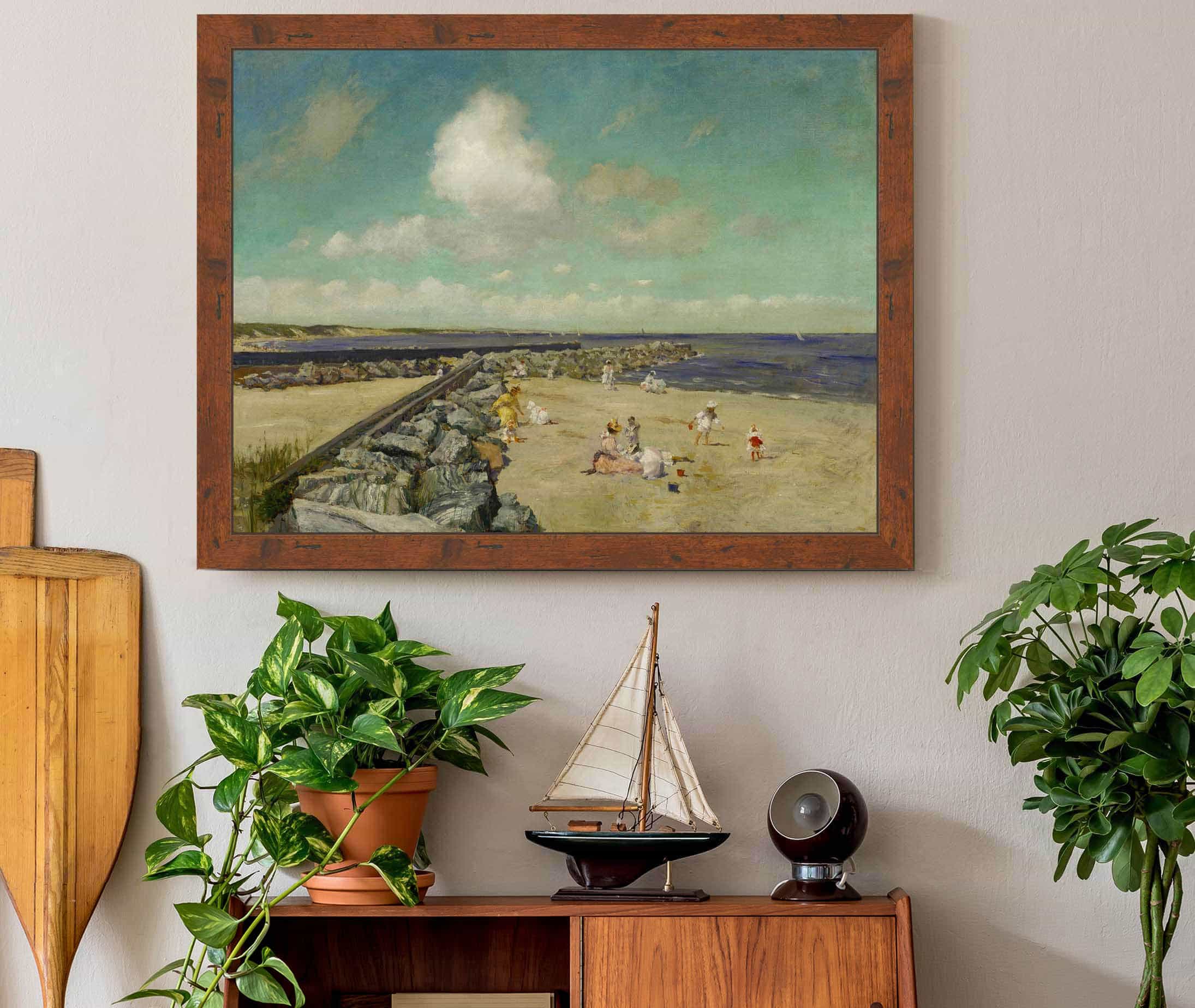 Morning At Breakwater Shinnecock by William Merritt Chase - Image 3