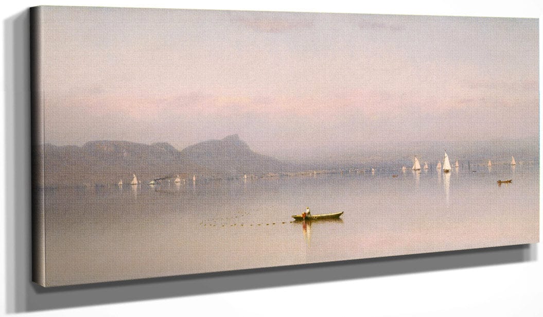 Morning In The Hudson, Haverstraw Bay By Sanford Robinson Gifford - Image 3