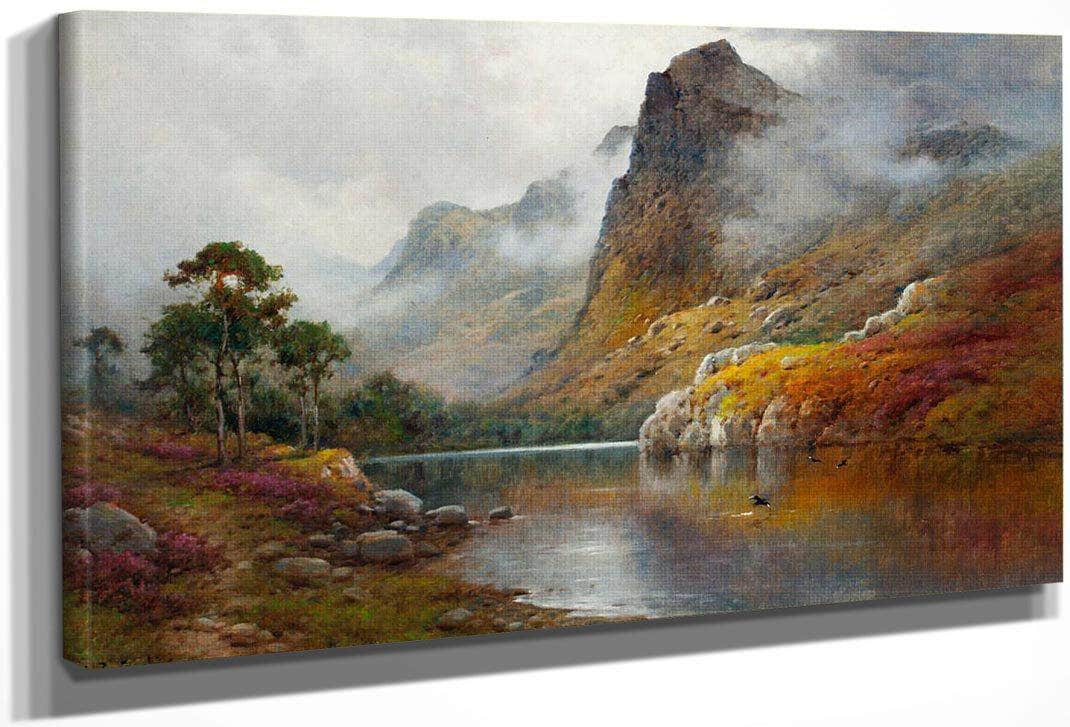 Morning Mists In The Trossachs By Alfred De Breanski