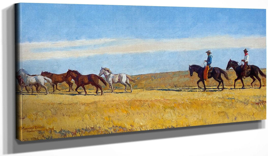 Morning On The Plains By Maynard Dixon - Image 3
