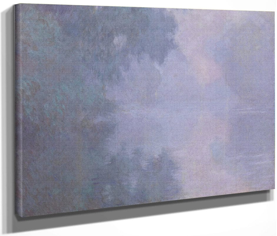 Morning On The Seine, Giverny (Matinee Sur La Seine) By Claude Monet
