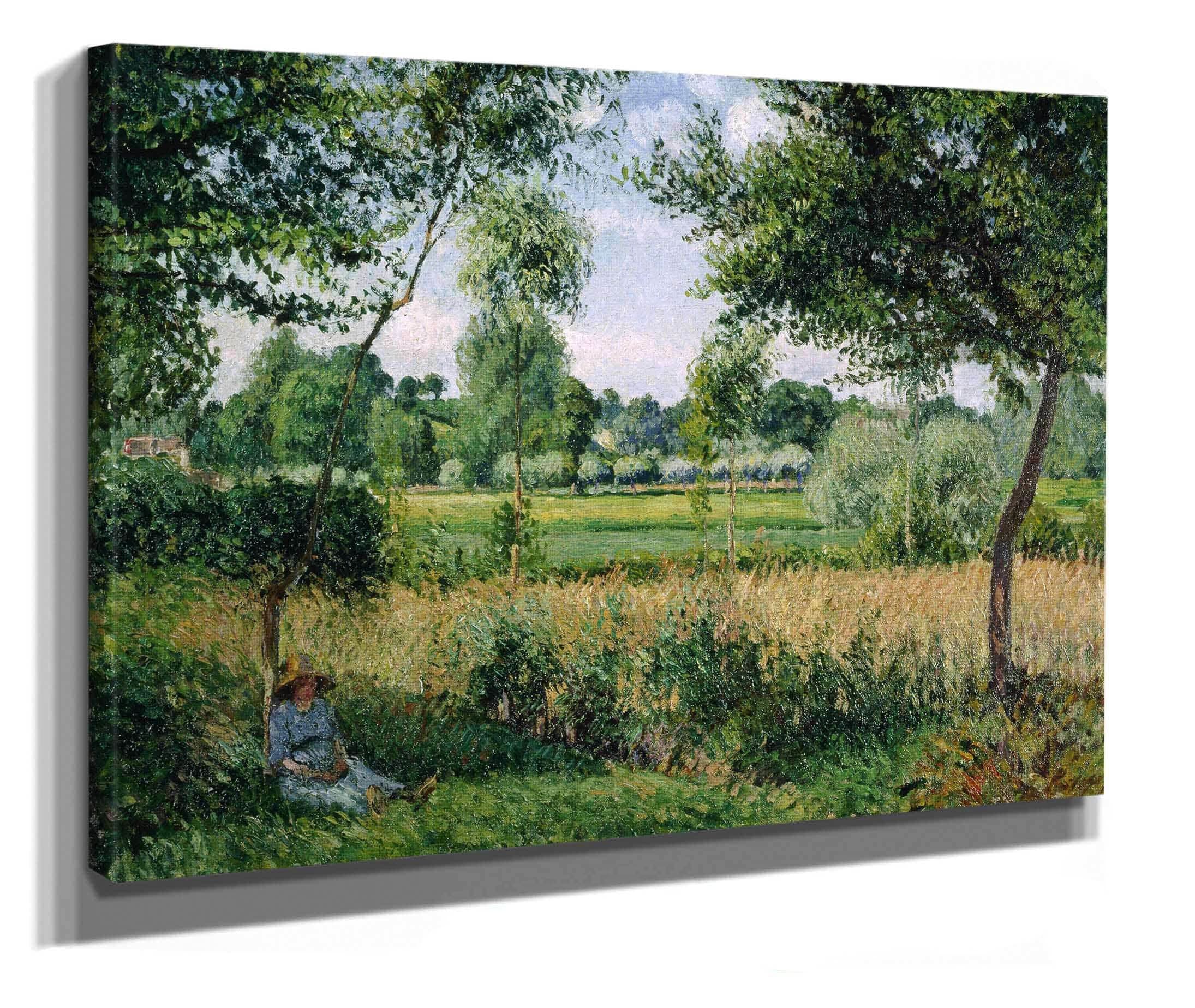 Morning Sunlight Effect Eragny by Camille Pissarro - Image 2
