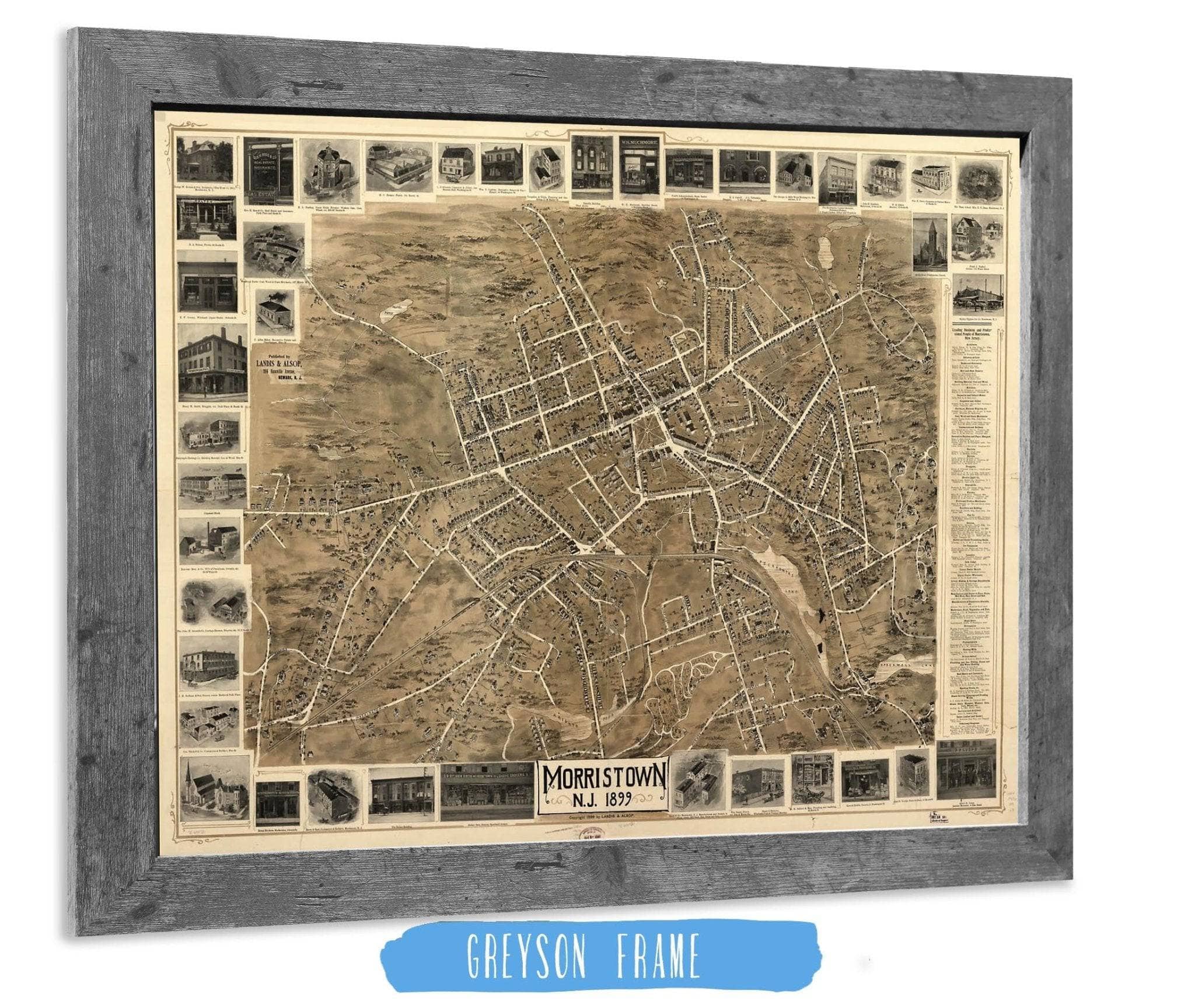 Morristown Nj 1899 State of New Jersey - Image 6