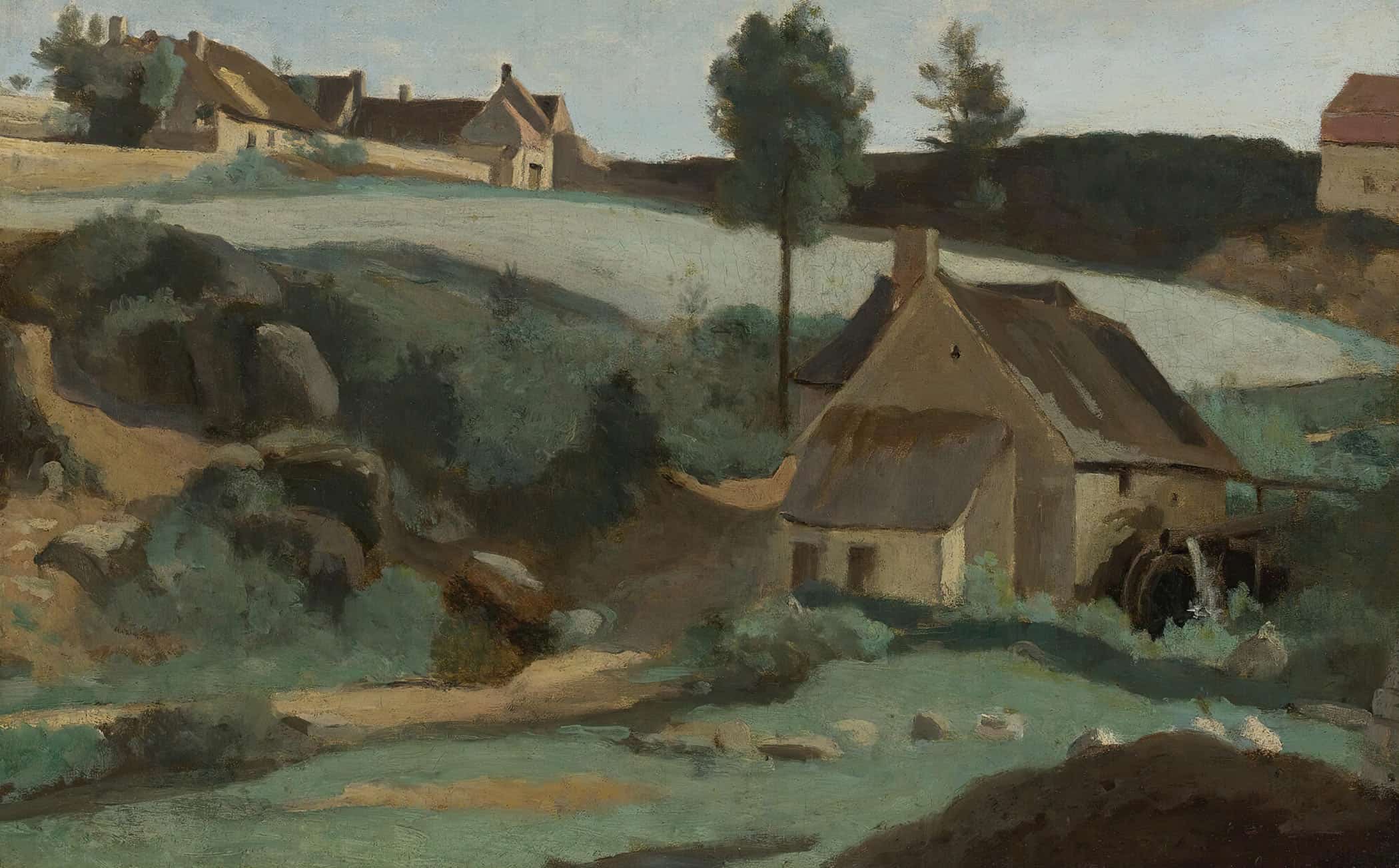 Morvan Petit Moulin by Jean Baptiste Camille Corot - Image 2