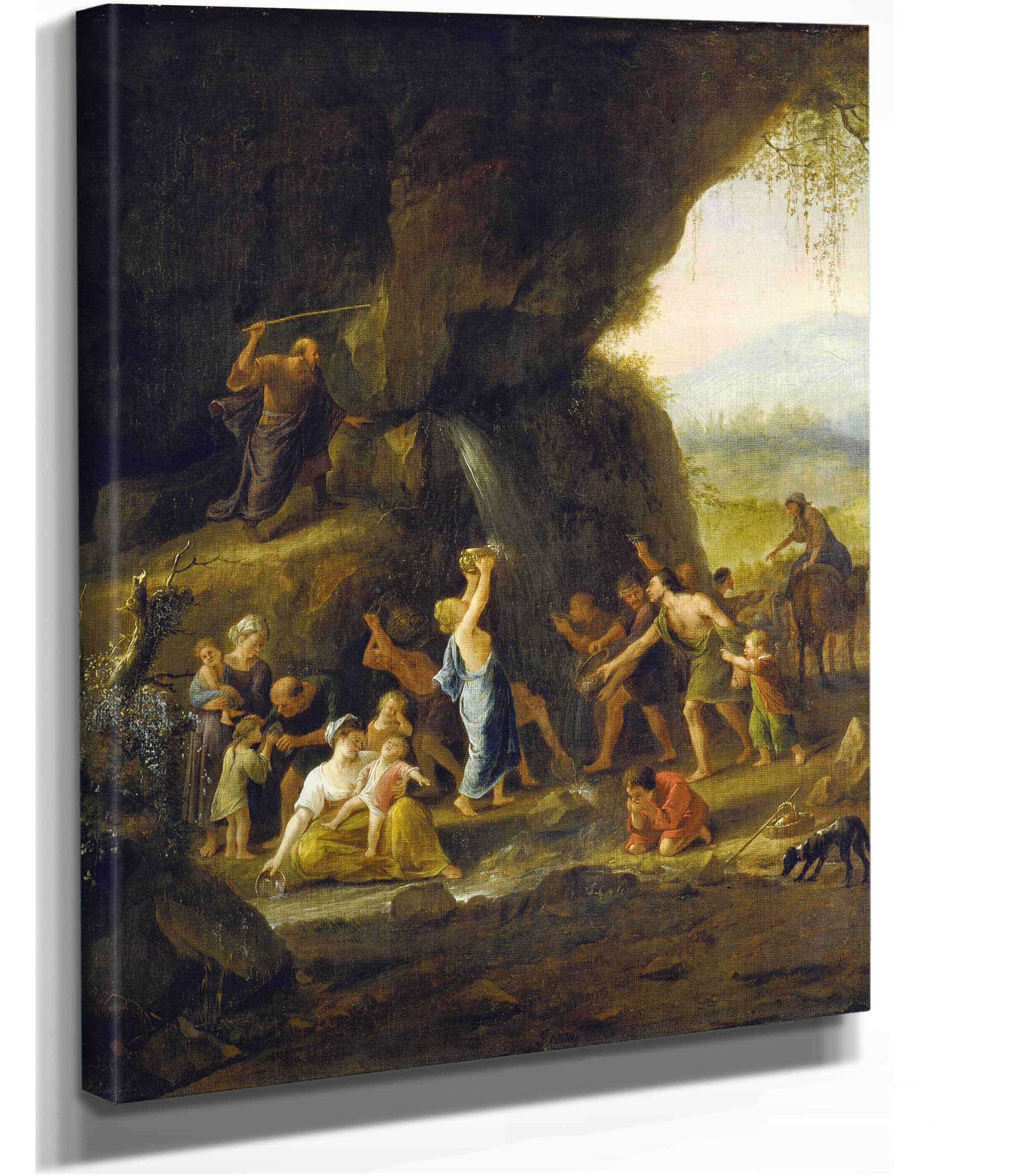 Moses Striking The Rock by Jan Steen - Image 2