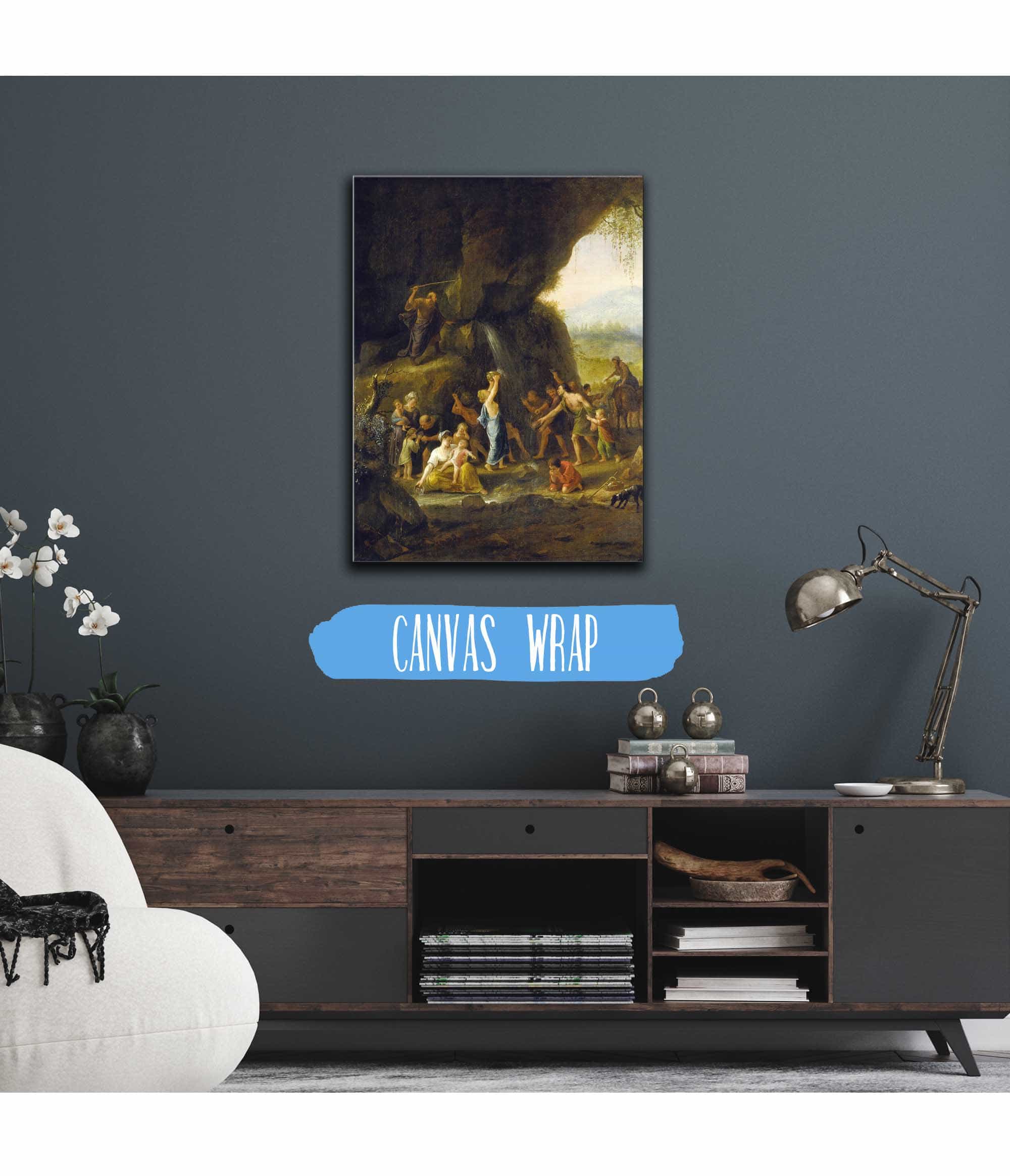 Moses Striking The Rock by Jan Steen - Image 3