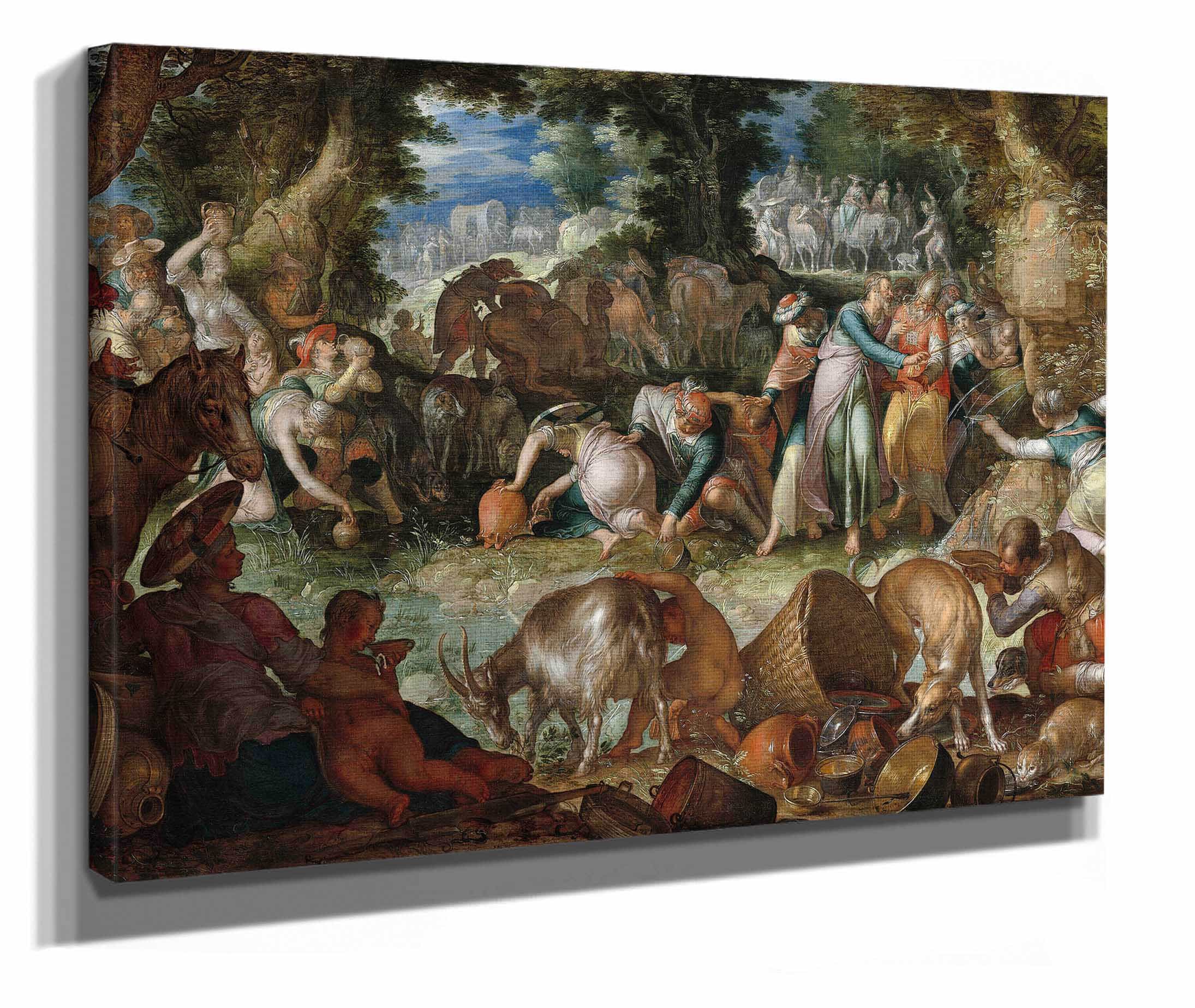 Moses Striking The Rock by Joachim Wtewael - Image 2