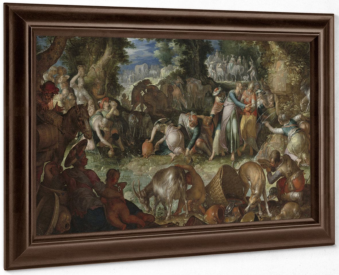 Moses Striking The Rock By Joachim Wtewael - Image 6