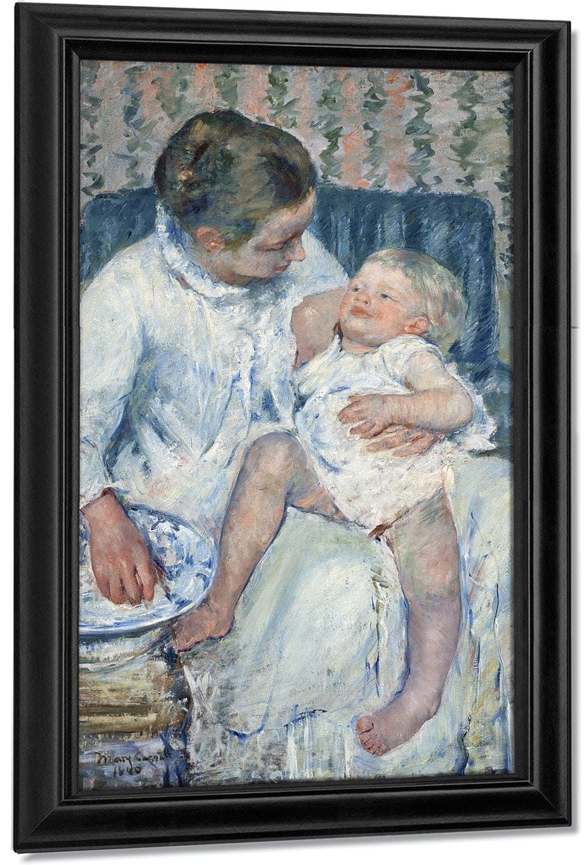 Mother About To Wash Her Sleepy Child By Mary Cassatt - Image 7