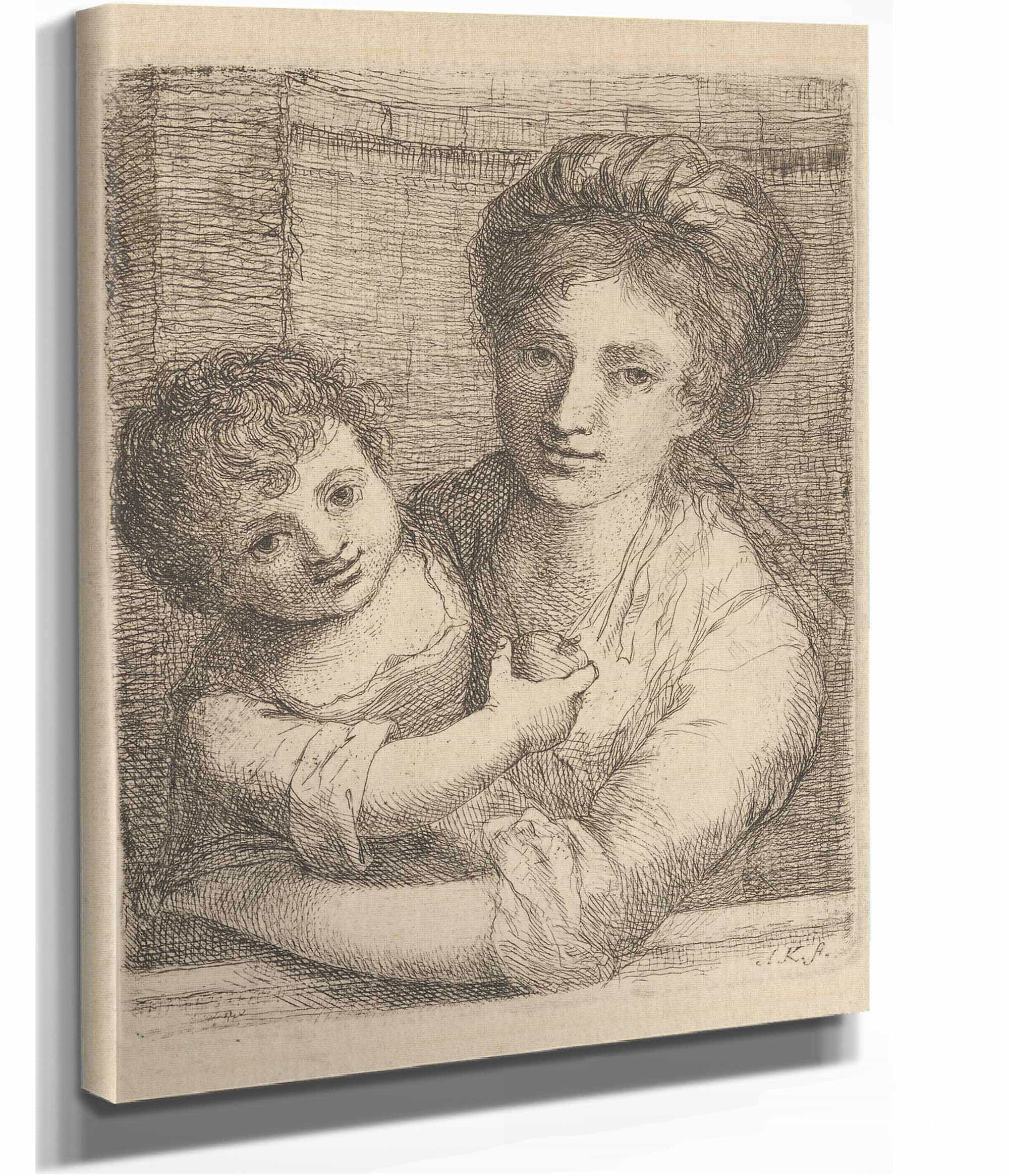 Mother And Child by Angelica Kauffmann - Image 2