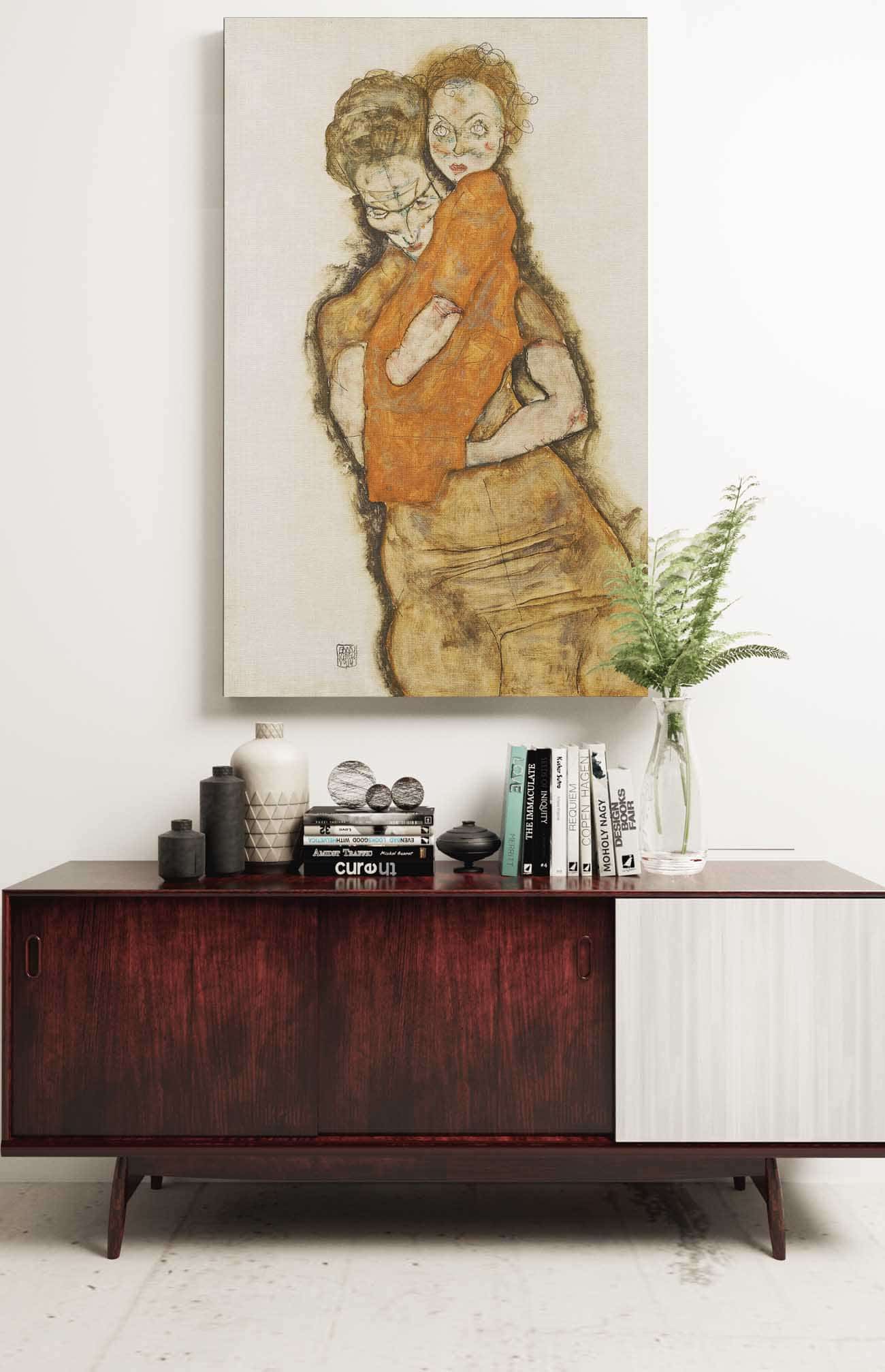 Mother And Child by Egon Schiele - Image 2