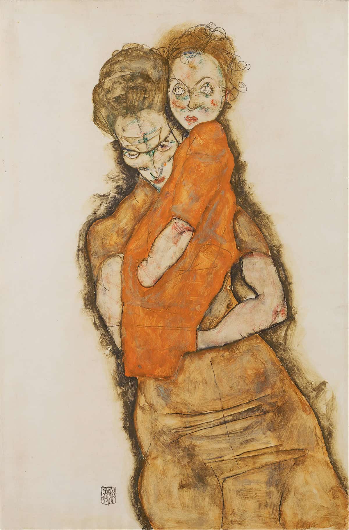 Mother And Child by Egon Schiele - Image 3