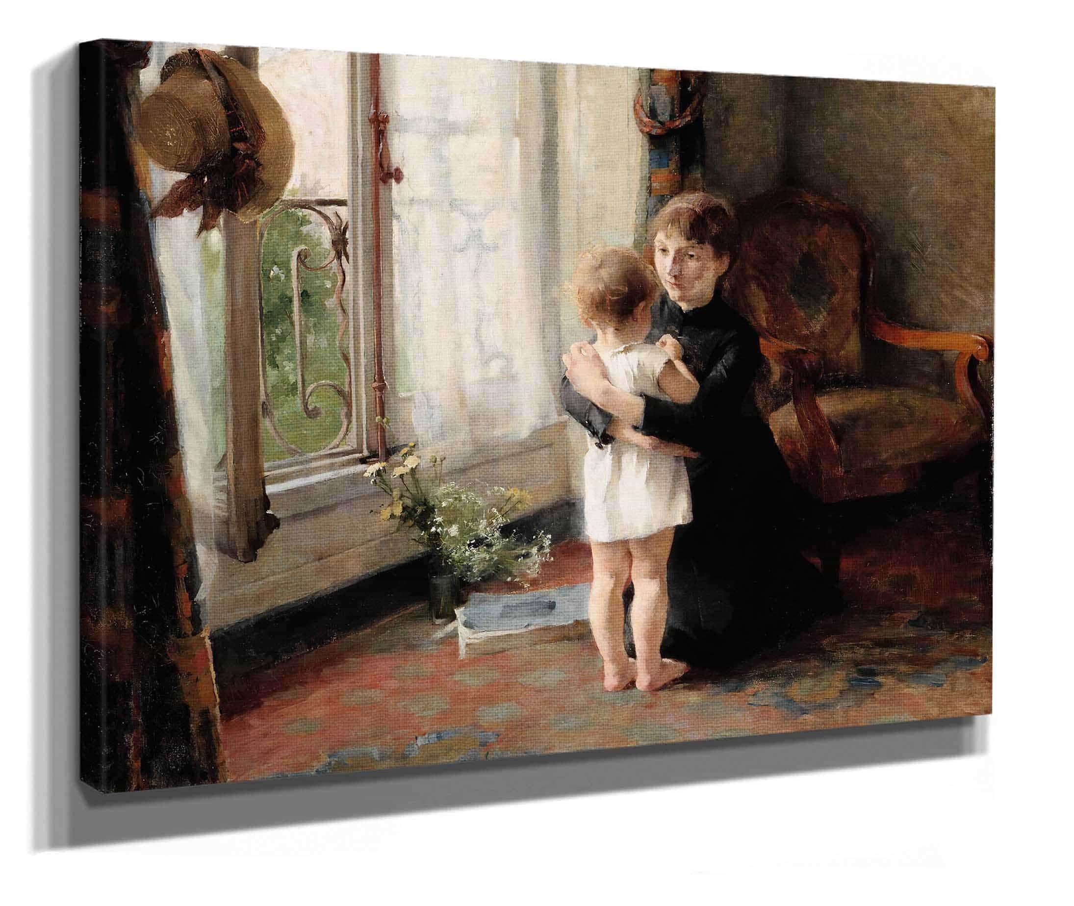 Mother And Child by Helene Schjerfbeck - Image 2